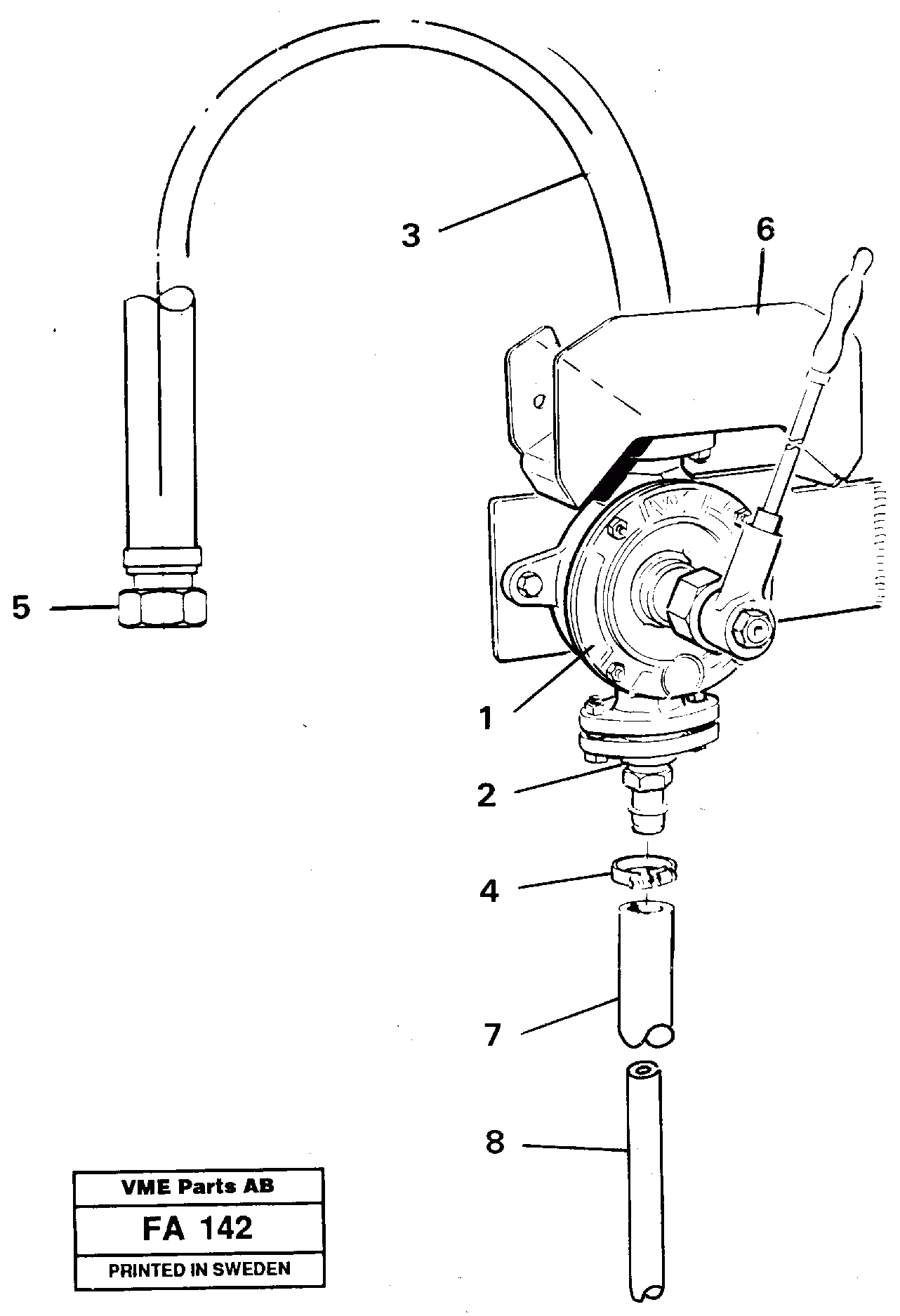 Схема запчастей Volvo EC230B - 69536 Hand pump EC230B ?KERMAN ?KERMAN EC230B