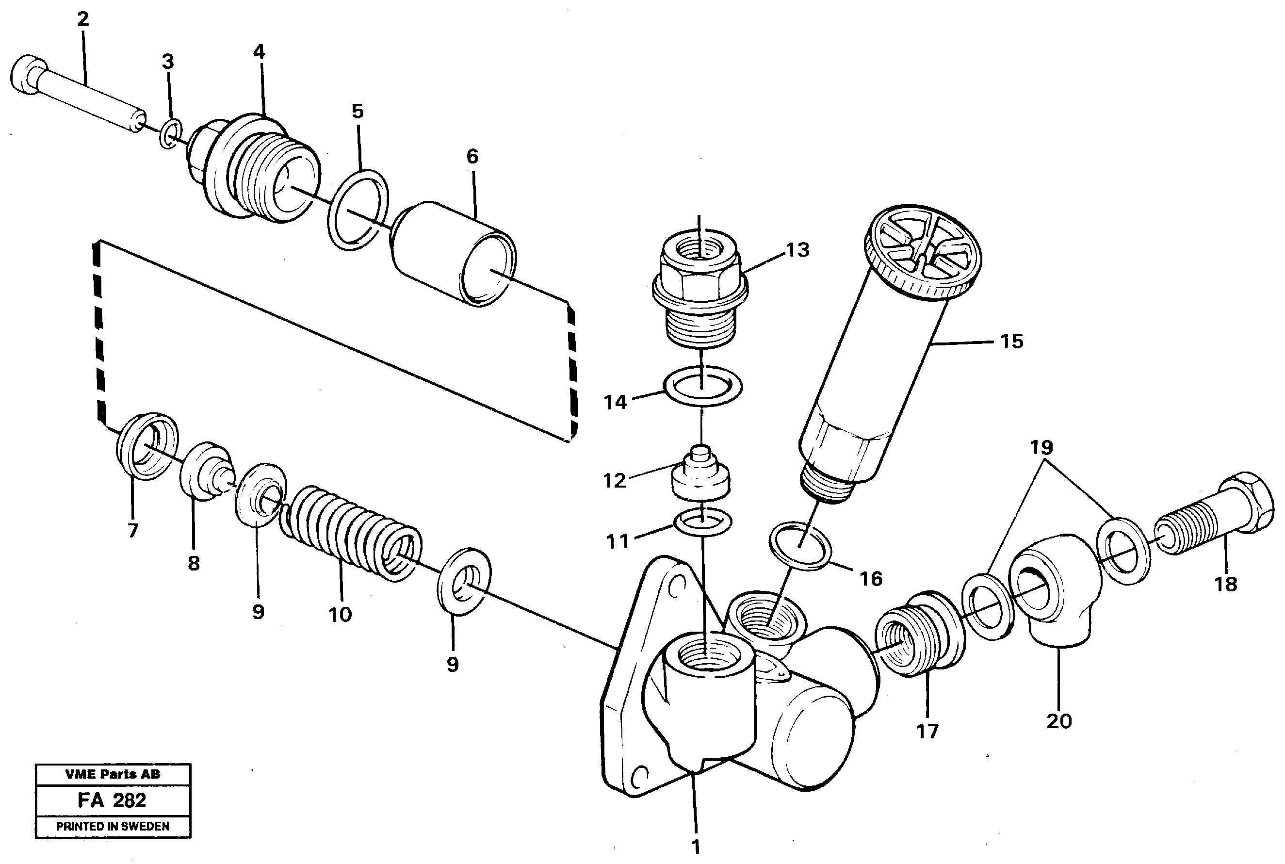 Схема запчастей Volvo EC230B - 94421 Feed pump EC230B ?KERMAN ?KERMAN EC230B