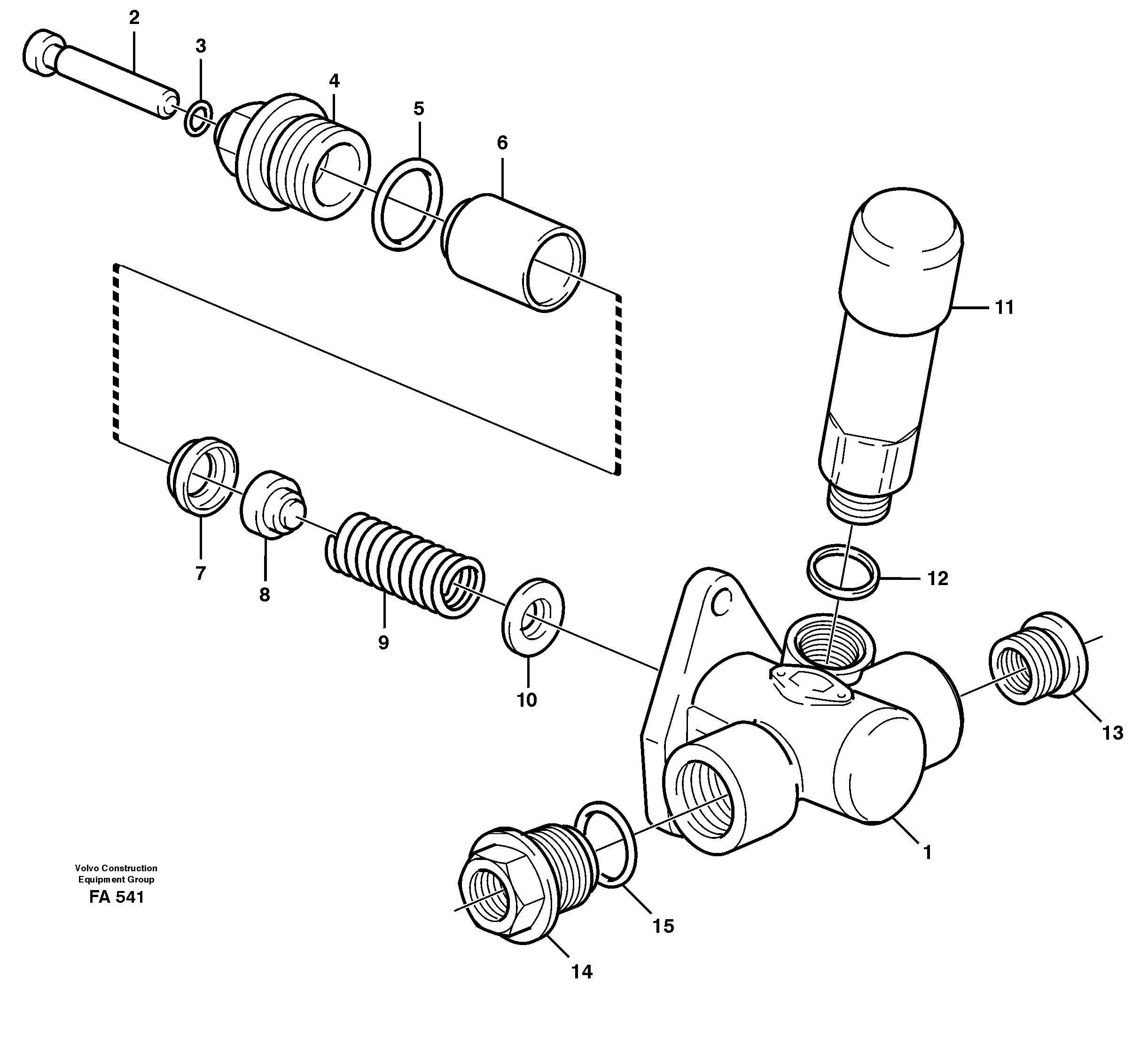Схема запчастей Volvo EC230B - 97720 Feed pump EC230B ?KERMAN ?KERMAN EC230B