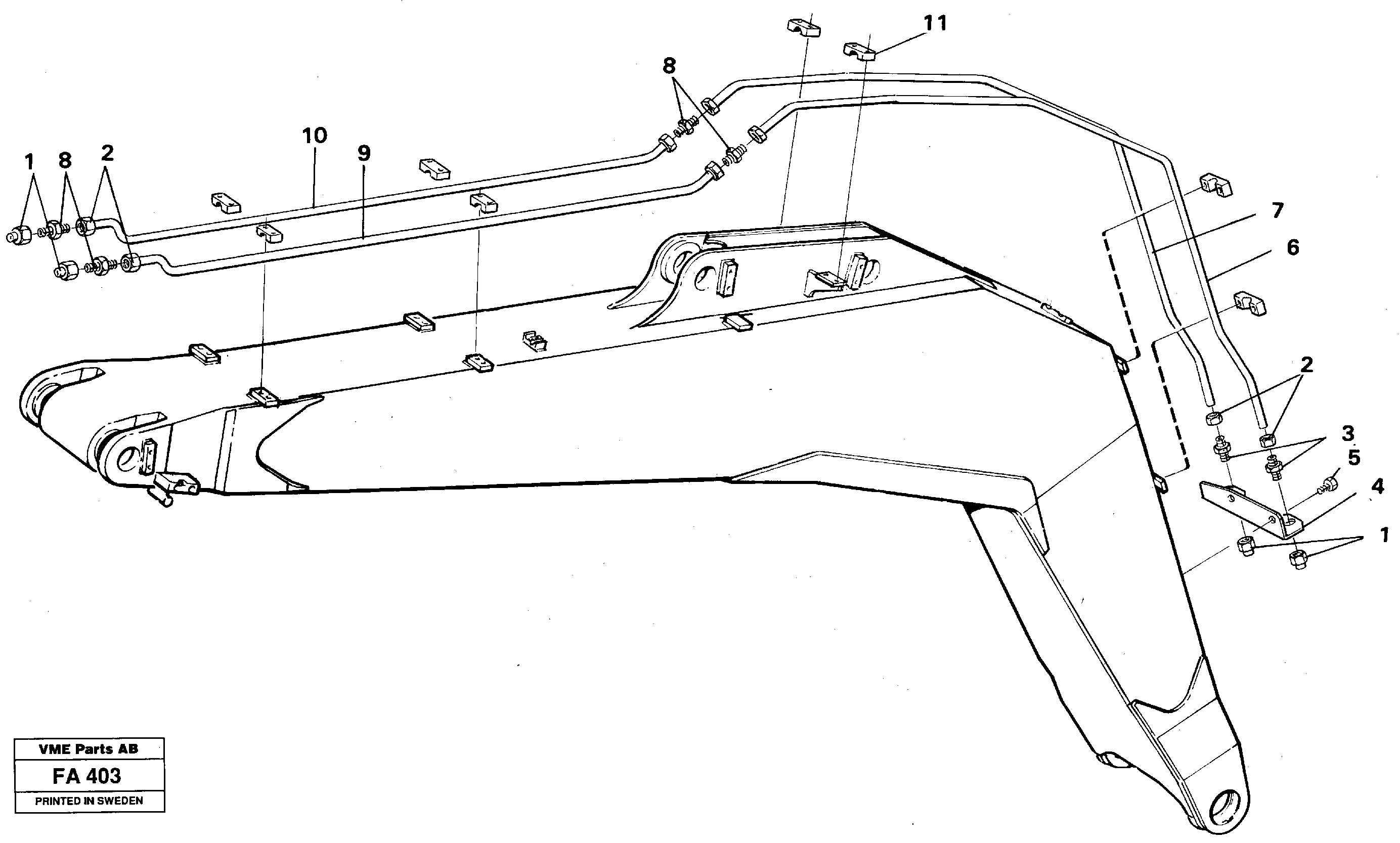 Схема запчастей Volvo EC230B - 31543 Slope bucket and grab equipment on boom, 5.20 mresp. 5.70 m EC230B ?KERMAN ?KERMAN EC230B