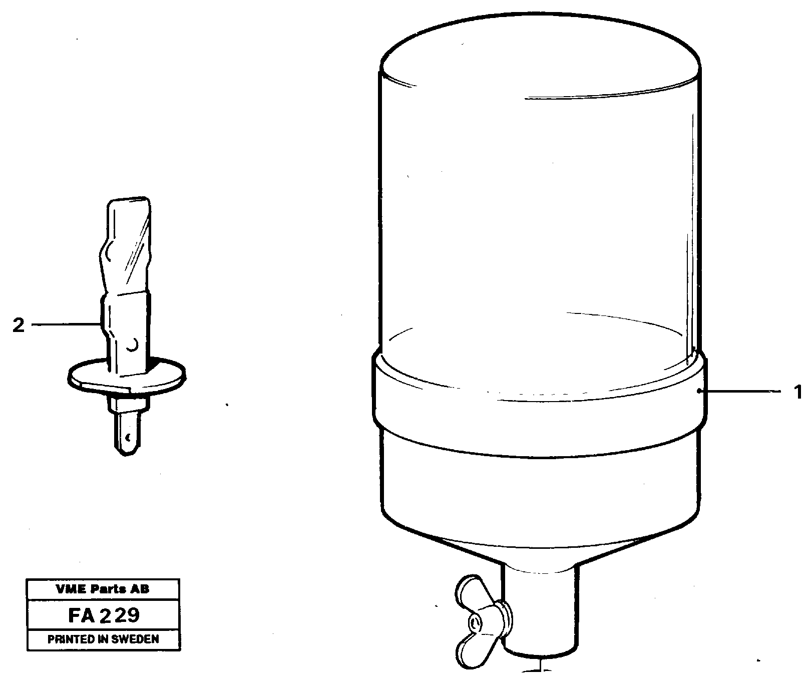 Схема запчастей Volvo EC230B - 26131 Rotating beacon EC230B ?KERMAN ?KERMAN EC230B