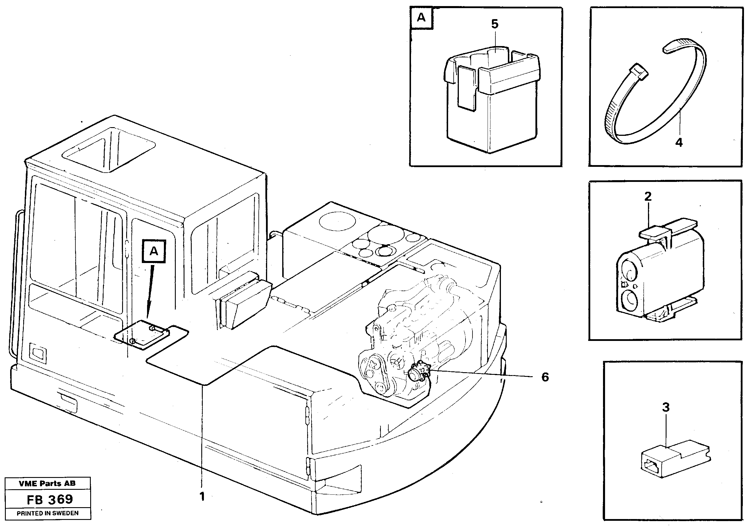 Схема запчастей Volvo EC230B - 30362 Electric installation for Compressor EC230B ?KERMAN ?KERMAN EC230B