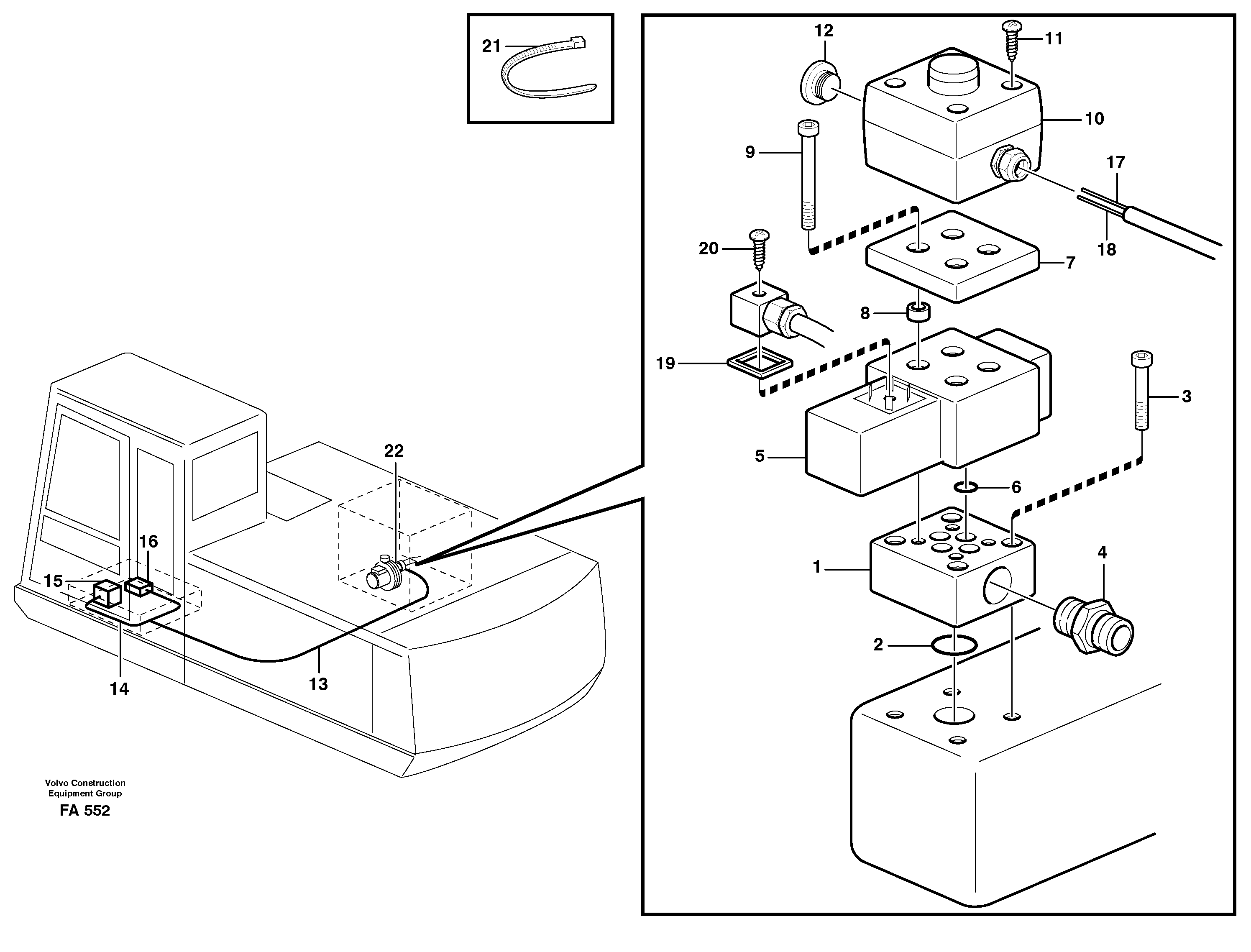 Схема запчастей Volvo EC230B - 26903 Overfilling guard EC230B ?KERMAN ?KERMAN EC230B