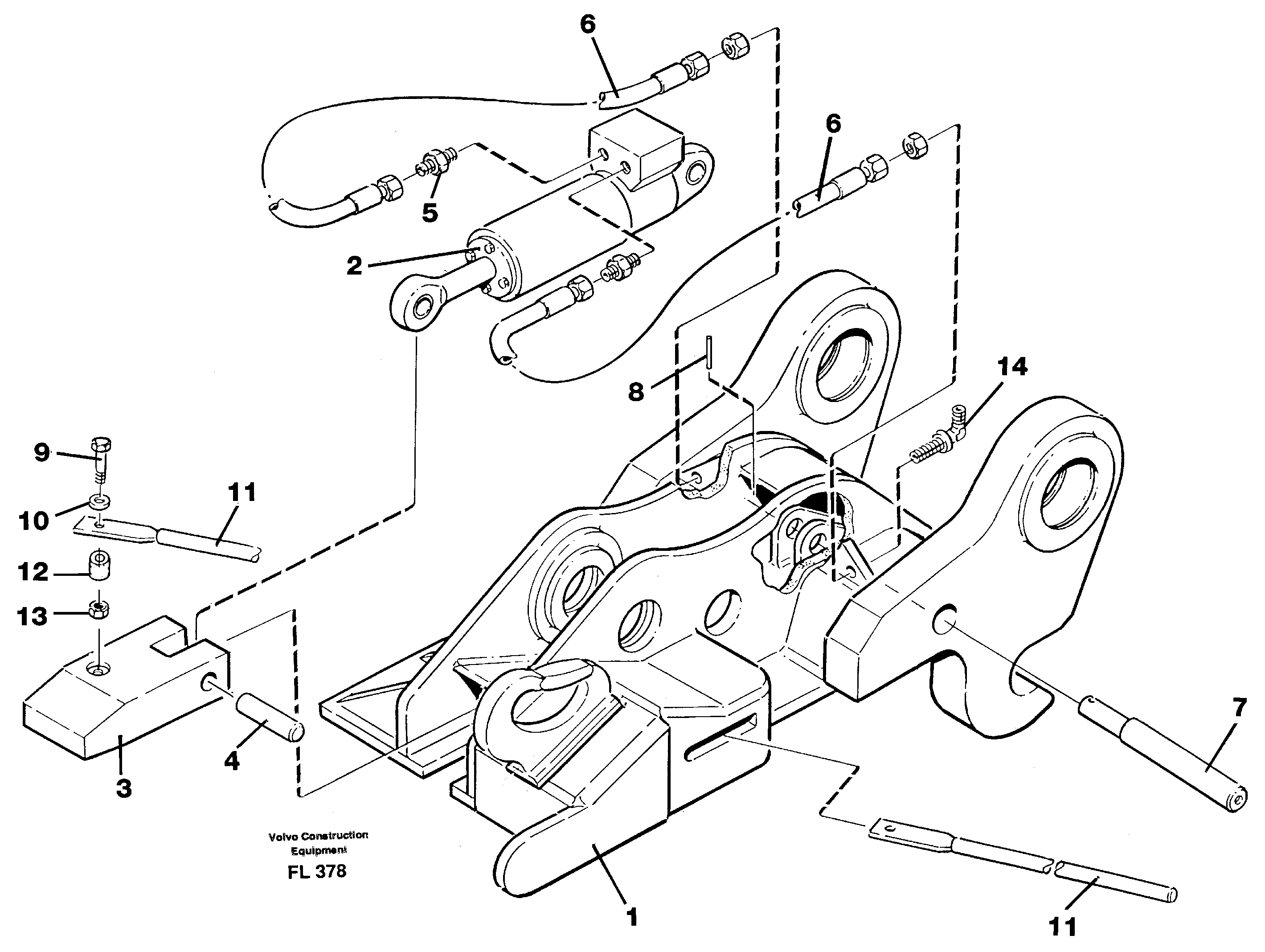 Схема запчастей Volvo EC450 - 33349 Quickfit, hydraulic EC450 ?KERMAN ?KERMAN EC450 SER NO - 1781
