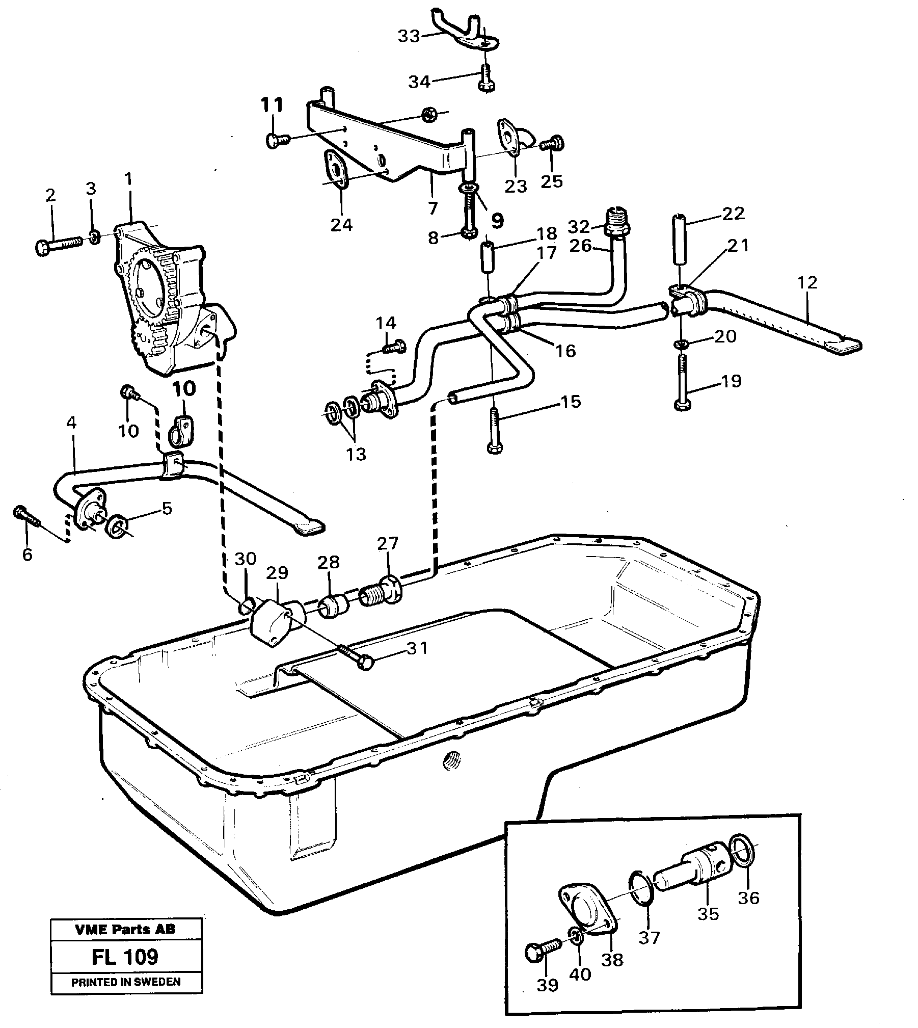 Схема запчастей Volvo EC450 - 59434 Система масляной смазки EC450 ?KERMAN ?KERMAN EC450 SER NO - 1781