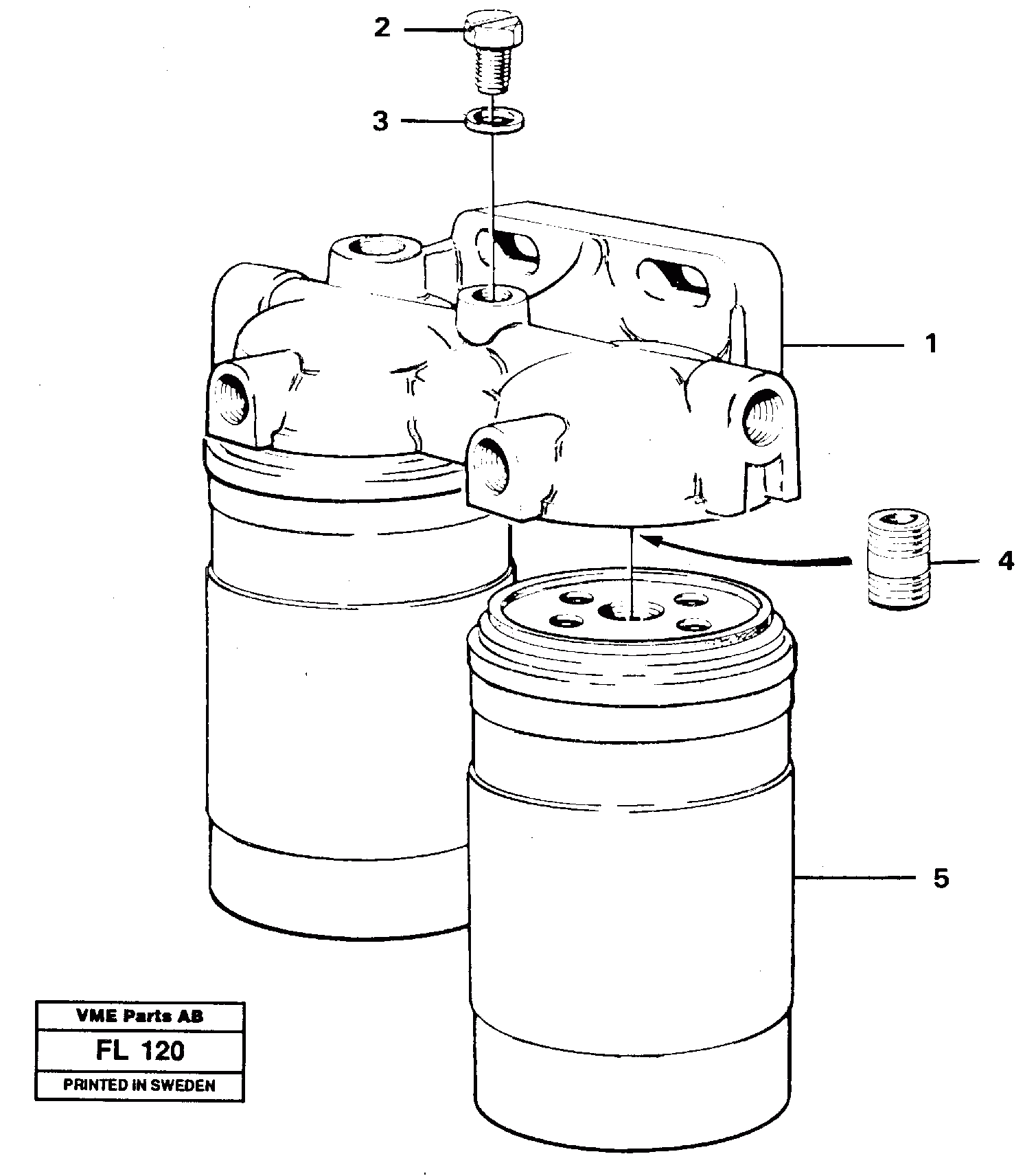 Схема запчастей Volvo EC450 - 35742 Фильтр топливный EC450 ?KERMAN ?KERMAN EC450 SER NO - 1781