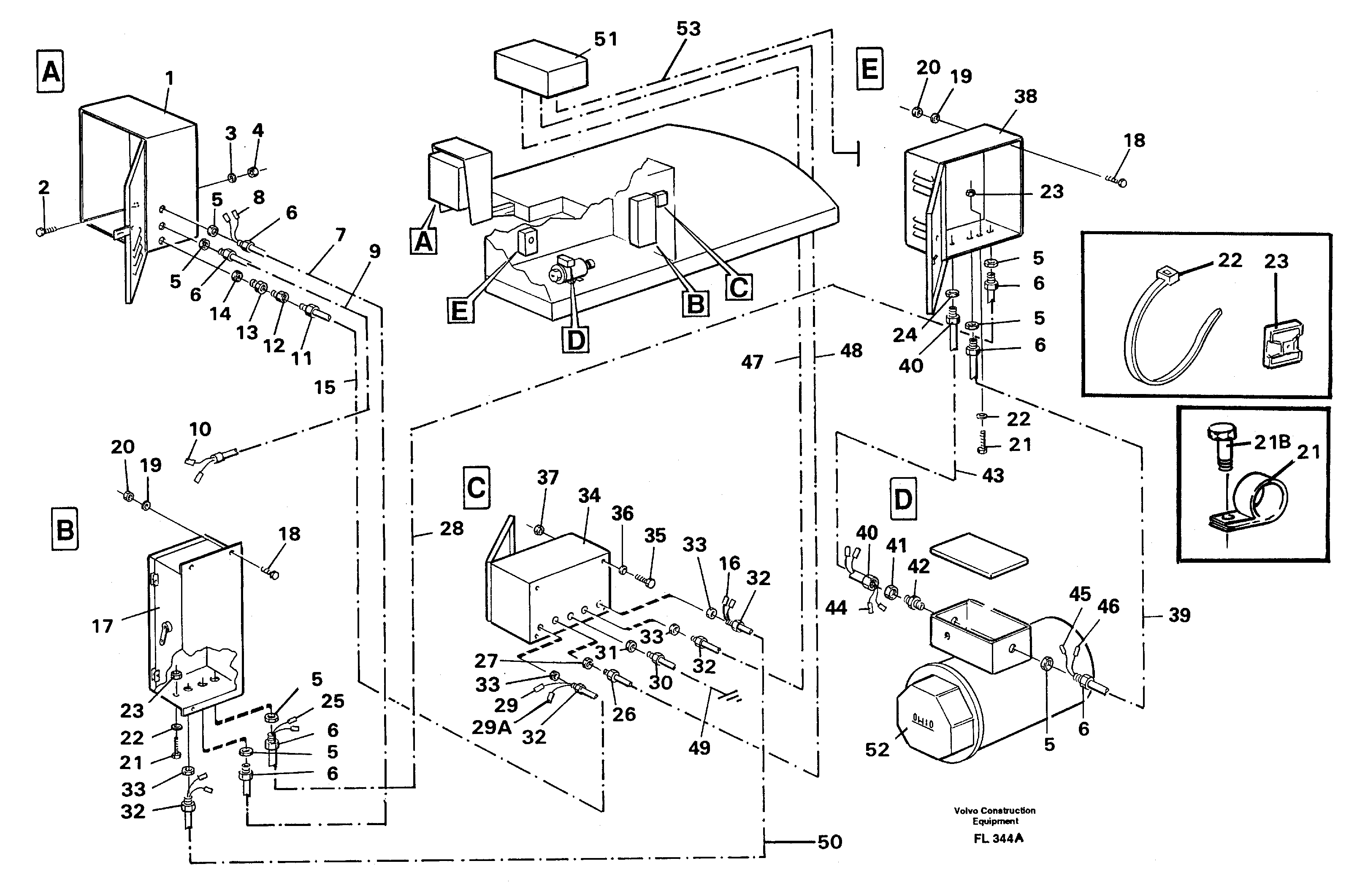 Схема запчастей Volvo EC450 - 28586 Magnet equipment Ohio, Eletric installation 25 kw alternator EC450 ?KERMAN ?KERMAN EC450 SER NO - 1781