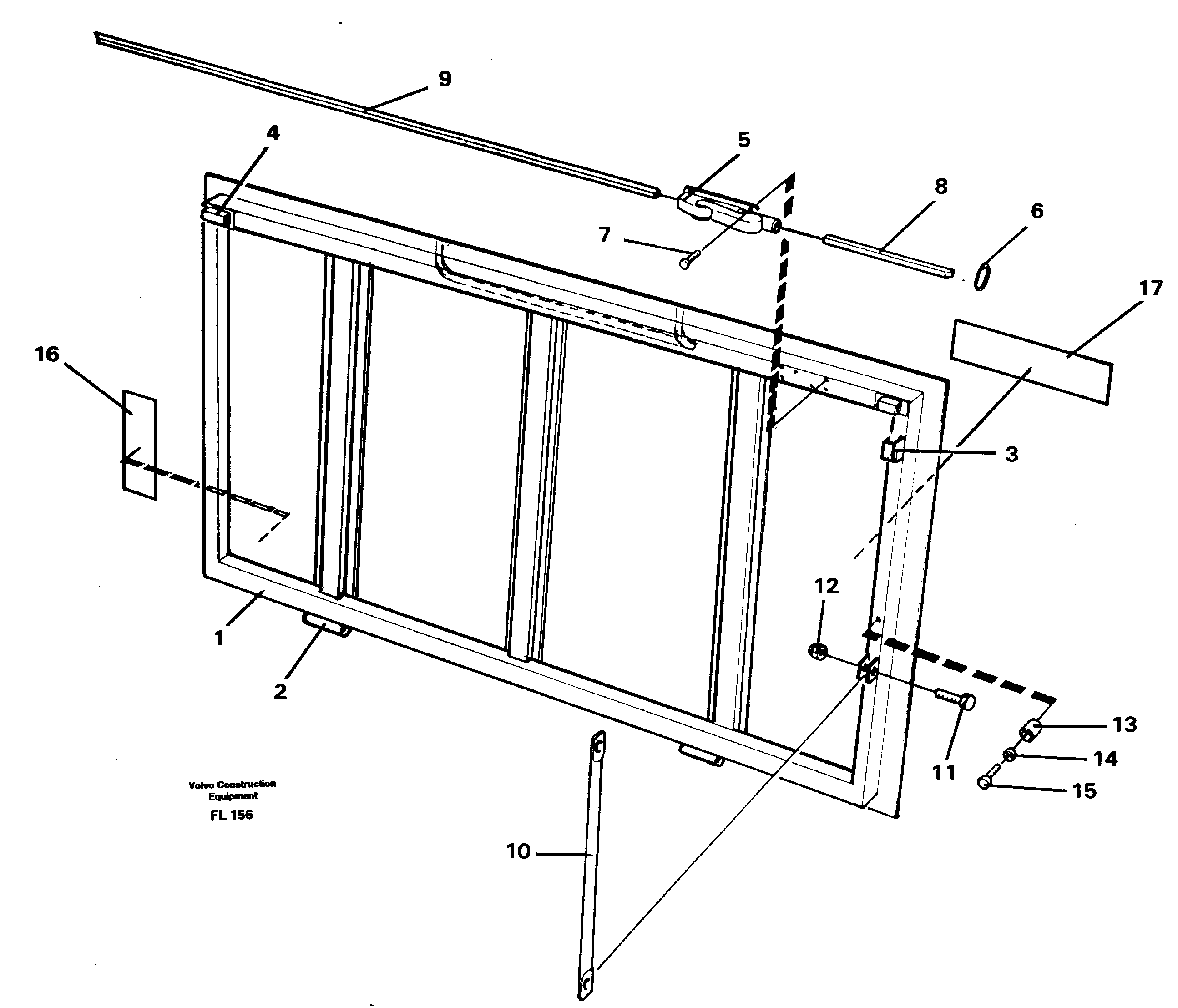 Схема запчастей Volvo EC450 - 32589 Hatch, slewing gear box EC450 ?KERMAN ?KERMAN EC450 SER NO - 1781