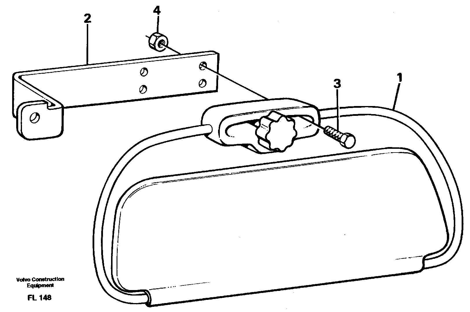 Схема запчастей Volvo EC450 - 27111 Sun visor interior EC450 ?KERMAN ?KERMAN EC450 SER NO - 1781