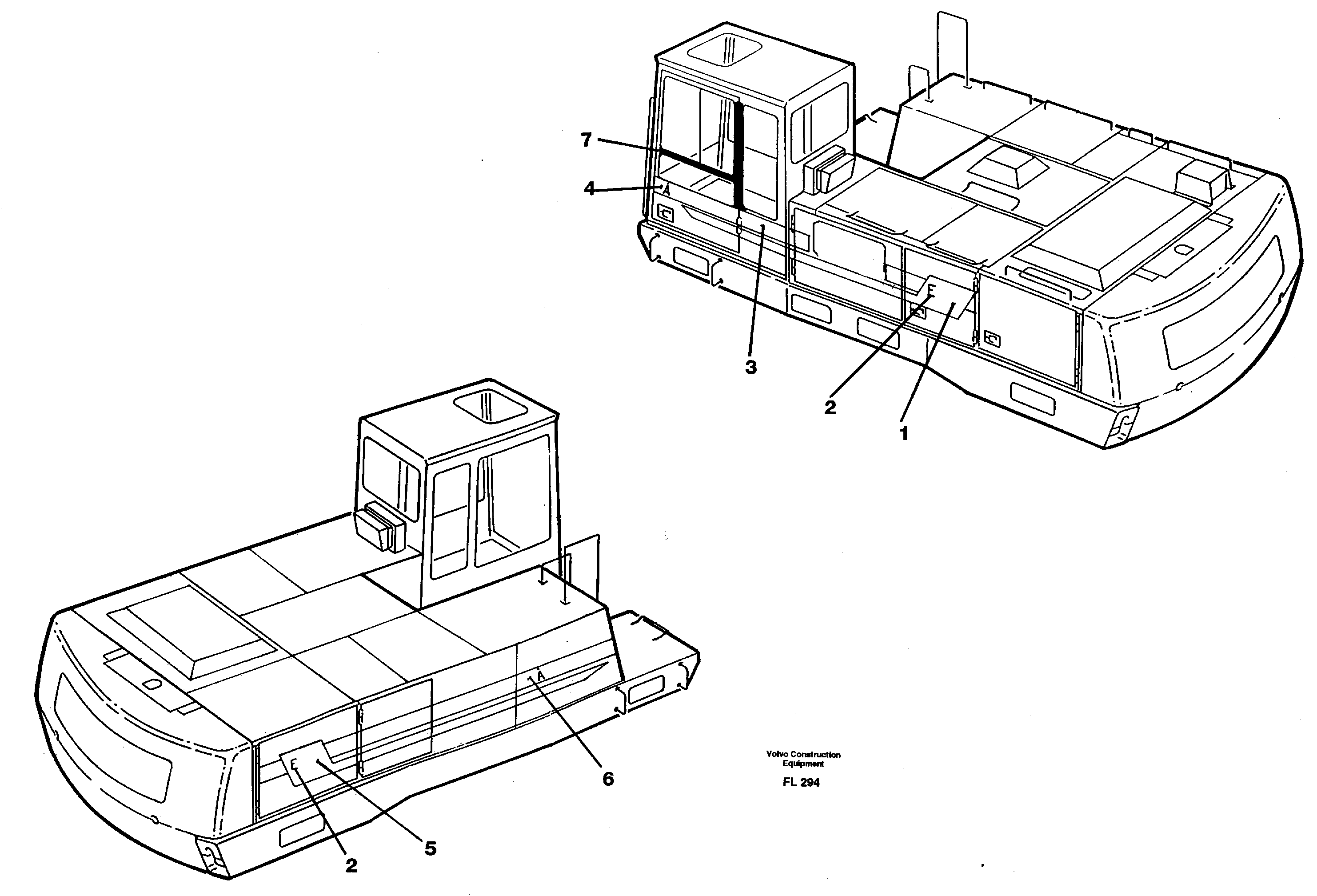 Схема запчастей Volvo EC450 - 27116 Stripes, outer location EC450 ?KERMAN ?KERMAN EC450 SER NO - 1781