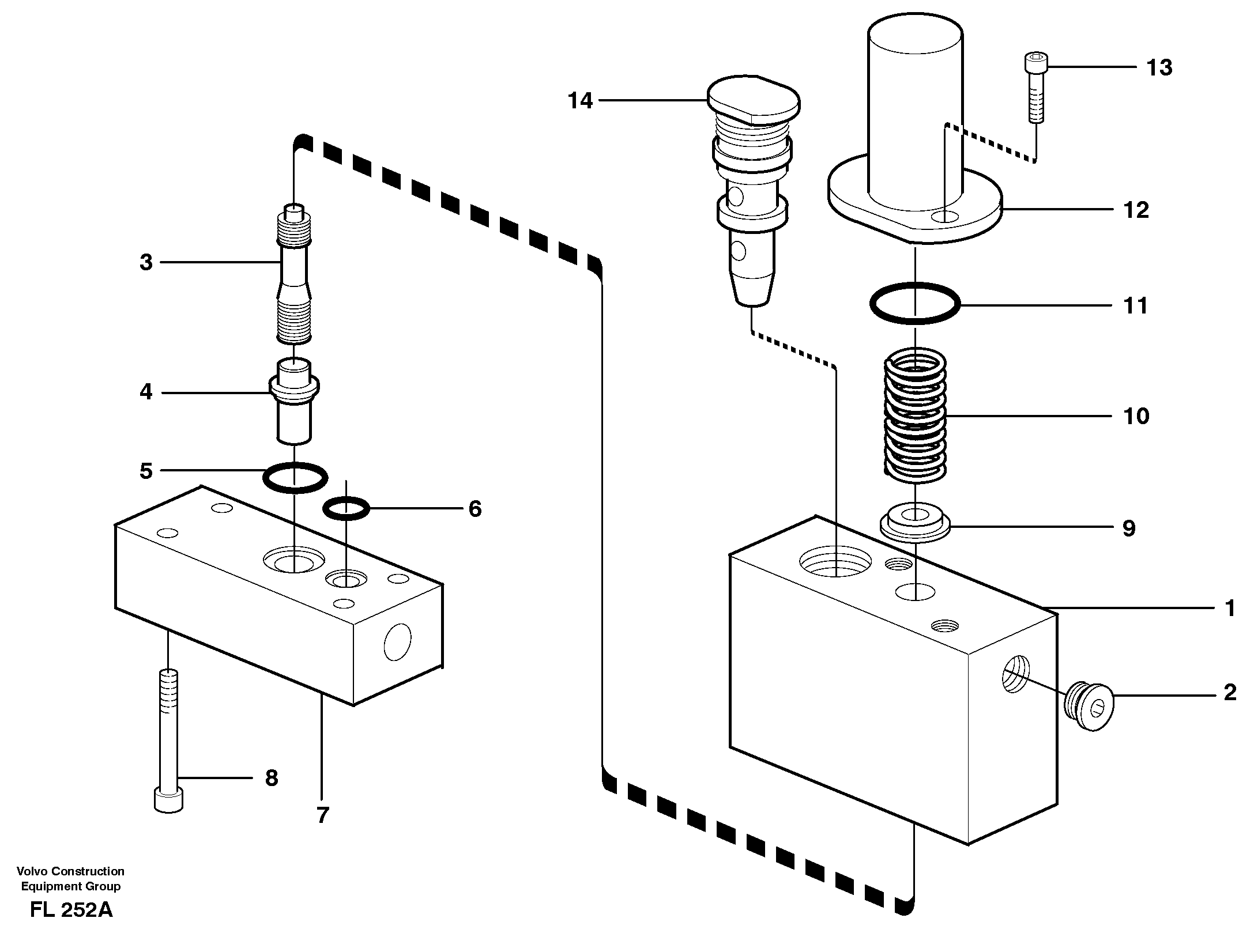Схема запчастей Volvo EC450 - 59697 Thermostatic valve EC450 ?KERMAN ?KERMAN EC450 SER NO - 1781