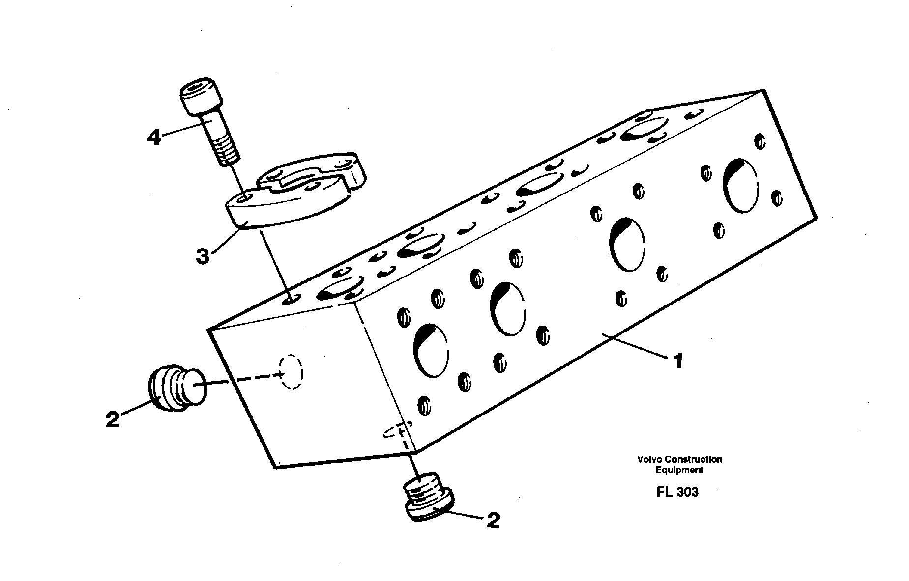 Схема запчастей Volvo EC450 - 64112 Connection board EC450 ?KERMAN ?KERMAN EC450 SER NO - 1781