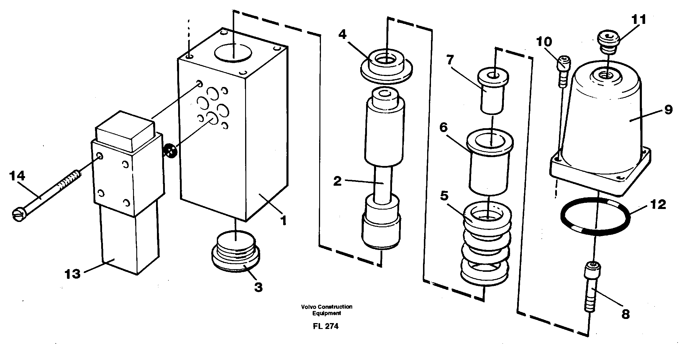 Схема запчастей Volvo EC450 - 98868 Operating valve EC450 ?KERMAN ?KERMAN EC450 SER NO - 1781