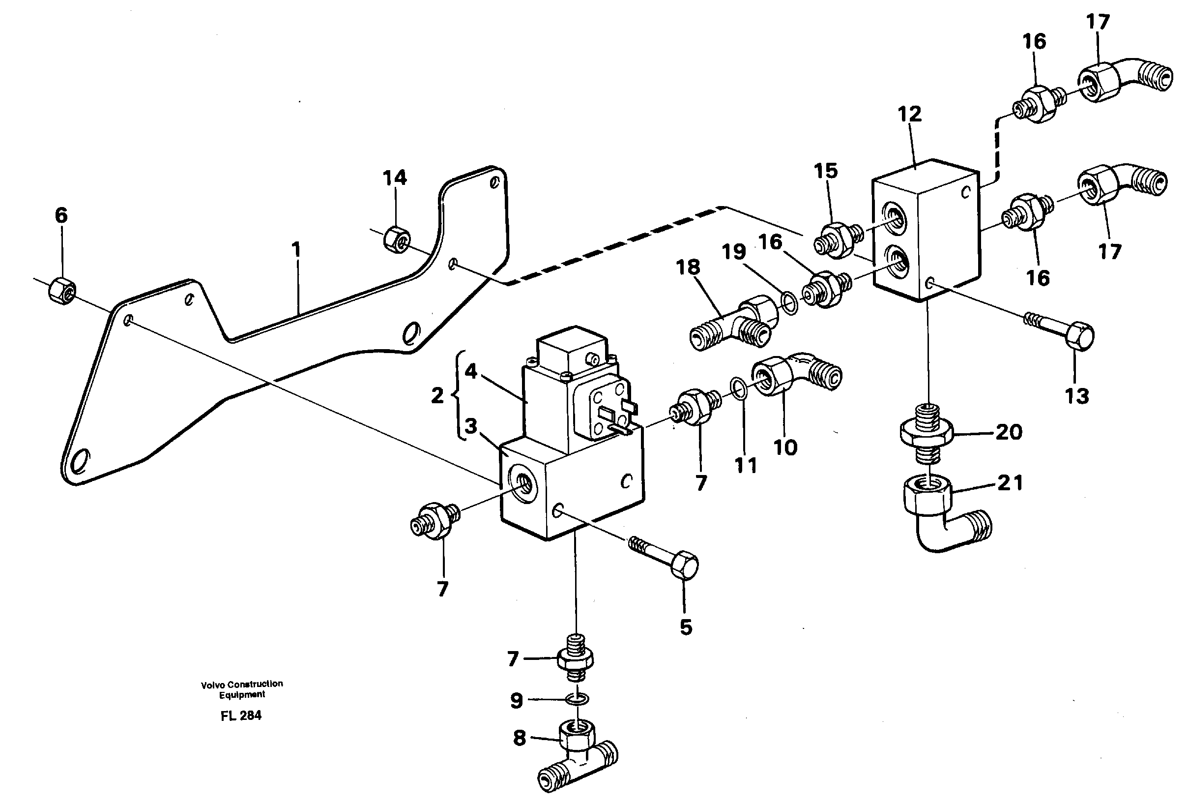 Схема запчастей Volvo EC450 - 33310 Proportional valve EC450 ?KERMAN ?KERMAN EC450 SER NO - 1781