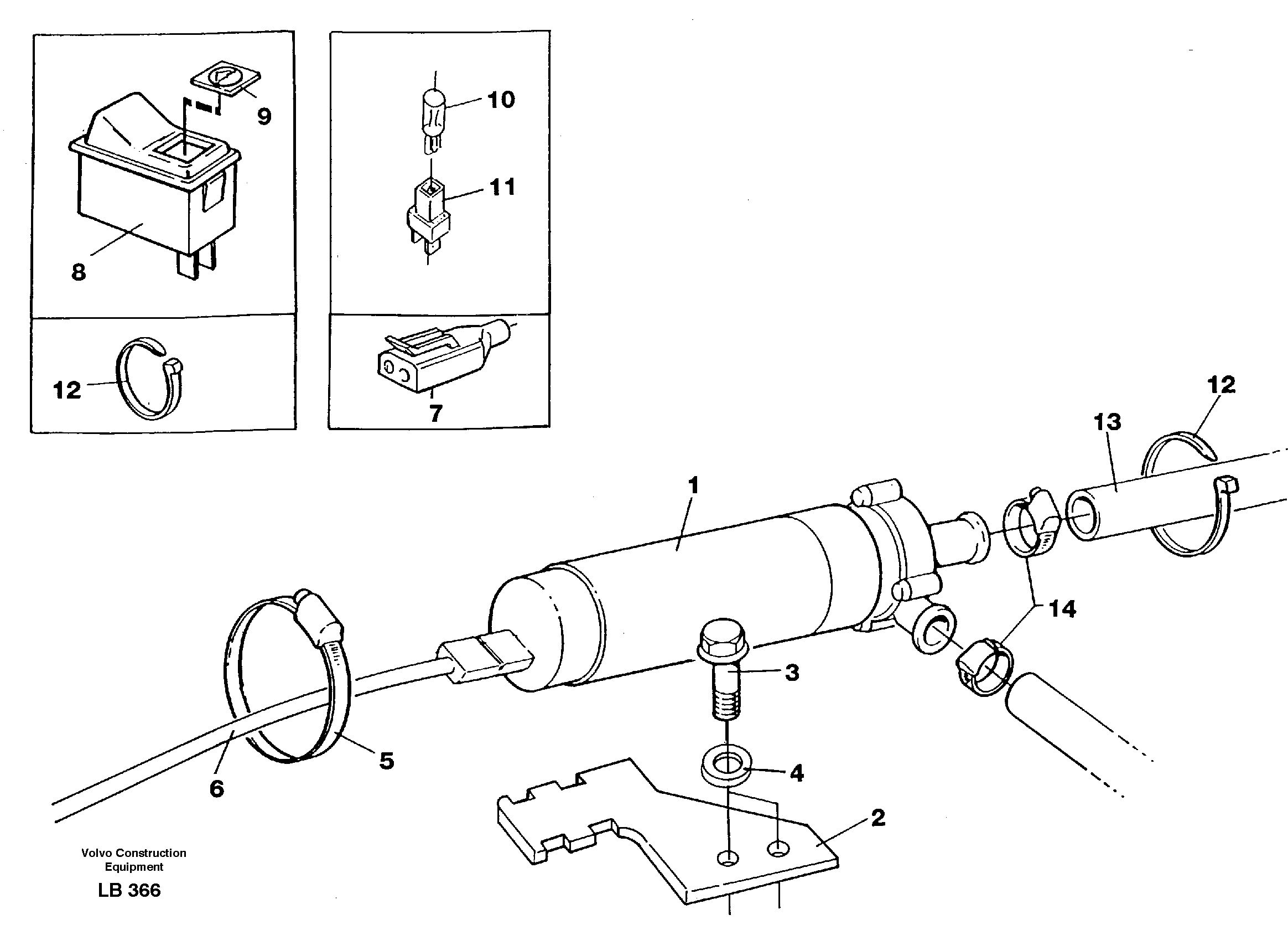 Схема запчастей Volvo EC450 - 85861 Cirkulation pump EC450 SER NO 1782-1909