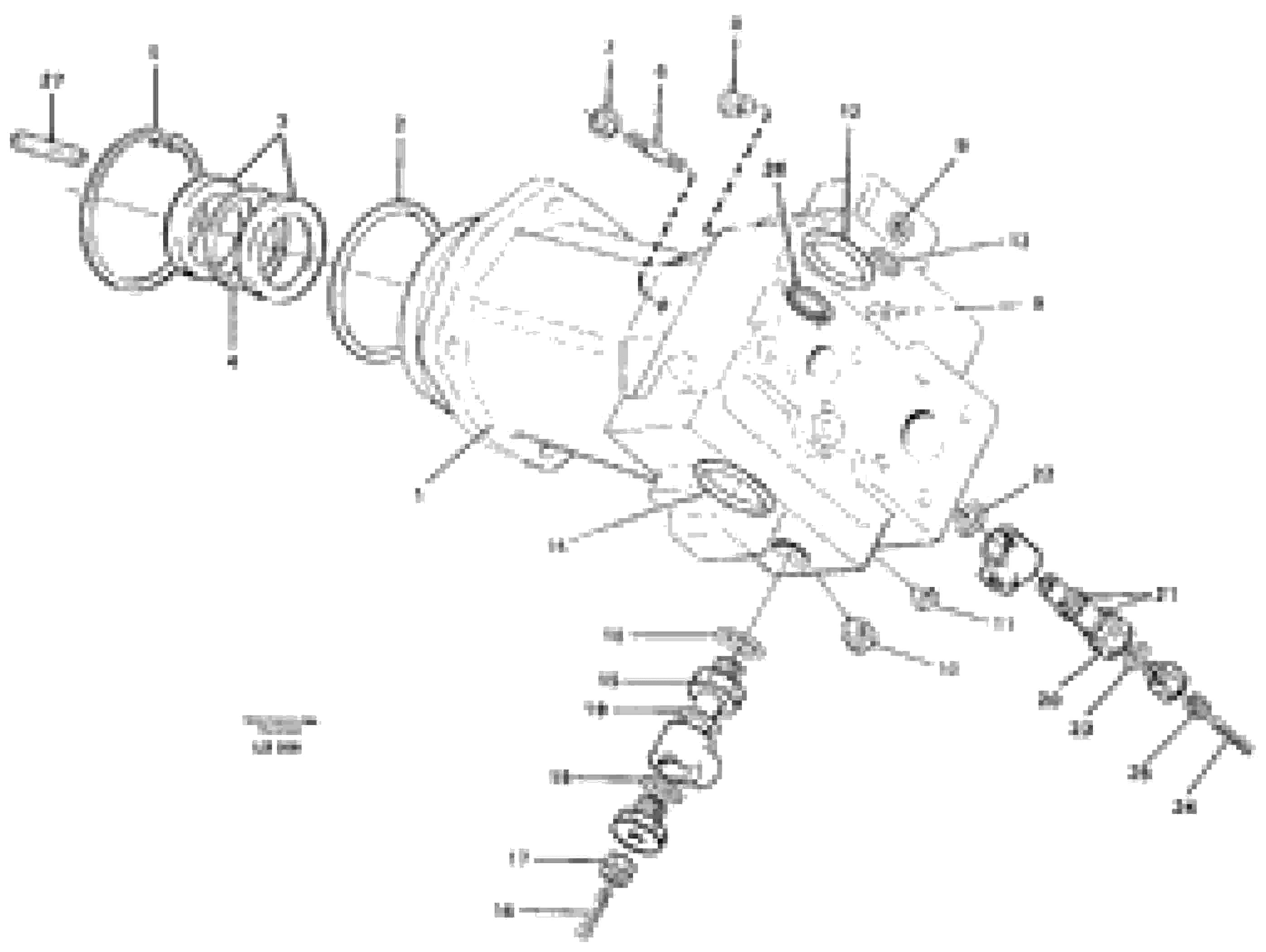 Схема запчастей Volvo EC450 - 98697 Гидронасос (основной насос) EC450 SER NO 1782-1909