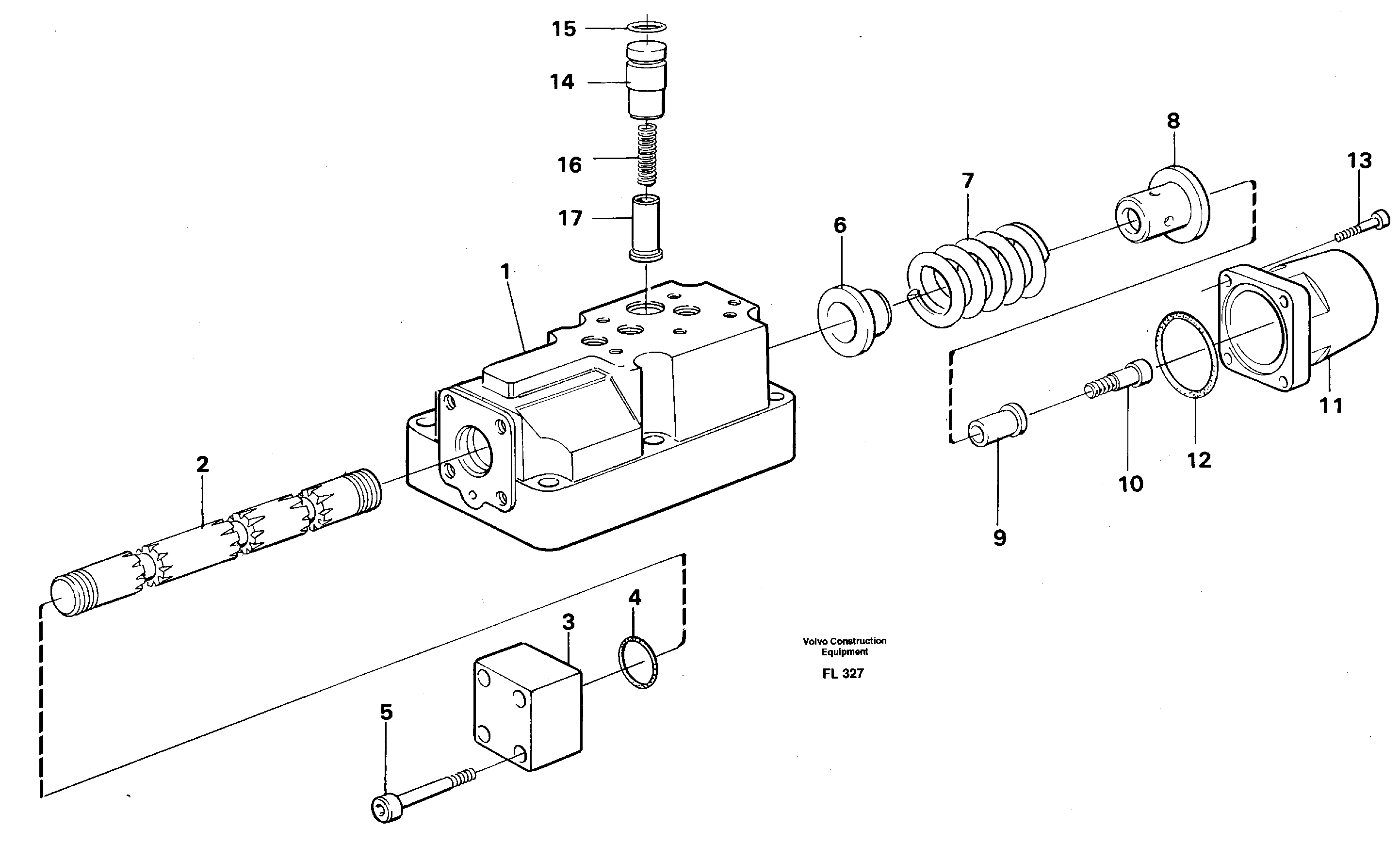 Схема запчастей Volvo EC450 - 1146 Four-way valve EC450 ?KERMAN ?KERMAN EC450 SER NO - 1781