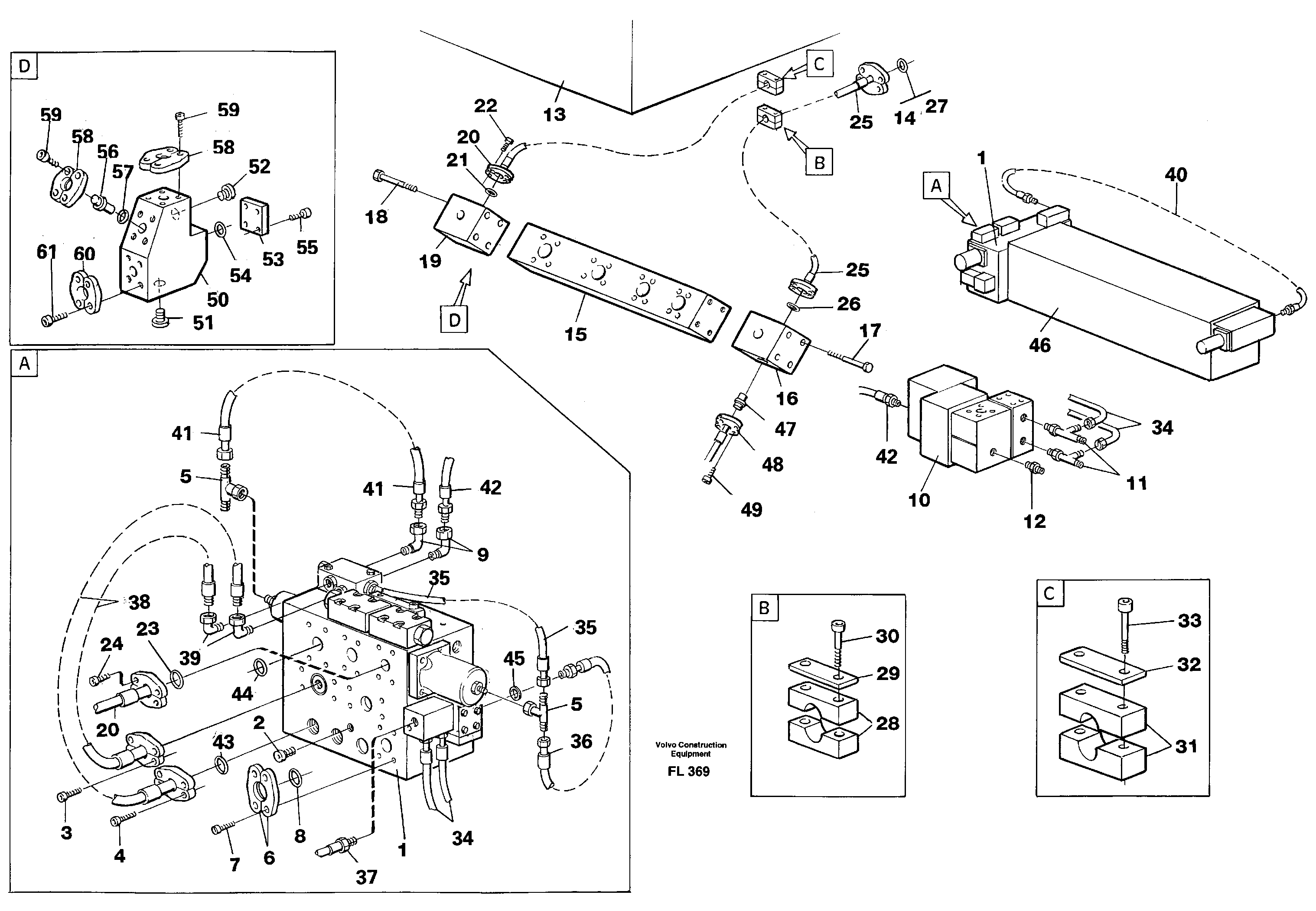 Схема запчастей Volvo EC450 - 24458 Hammer hydraulics on base machine EC450 ?KERMAN ?KERMAN EC450 SER NO - 1781