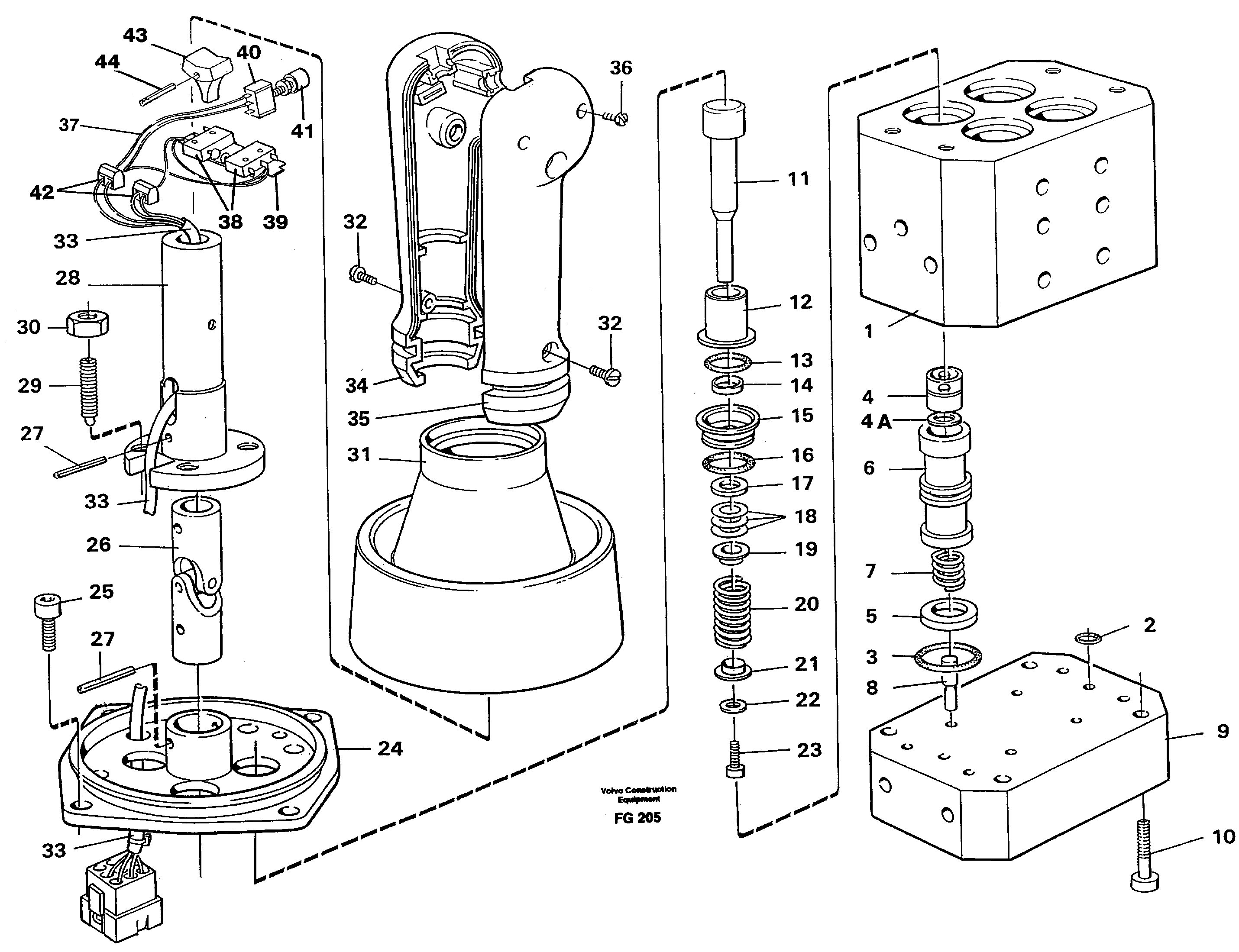 Схема запчастей Volvo EW130C - 5684 Control pressure valve EW130C ?KERMAN ?KERMAN EW130C SER NO - 583