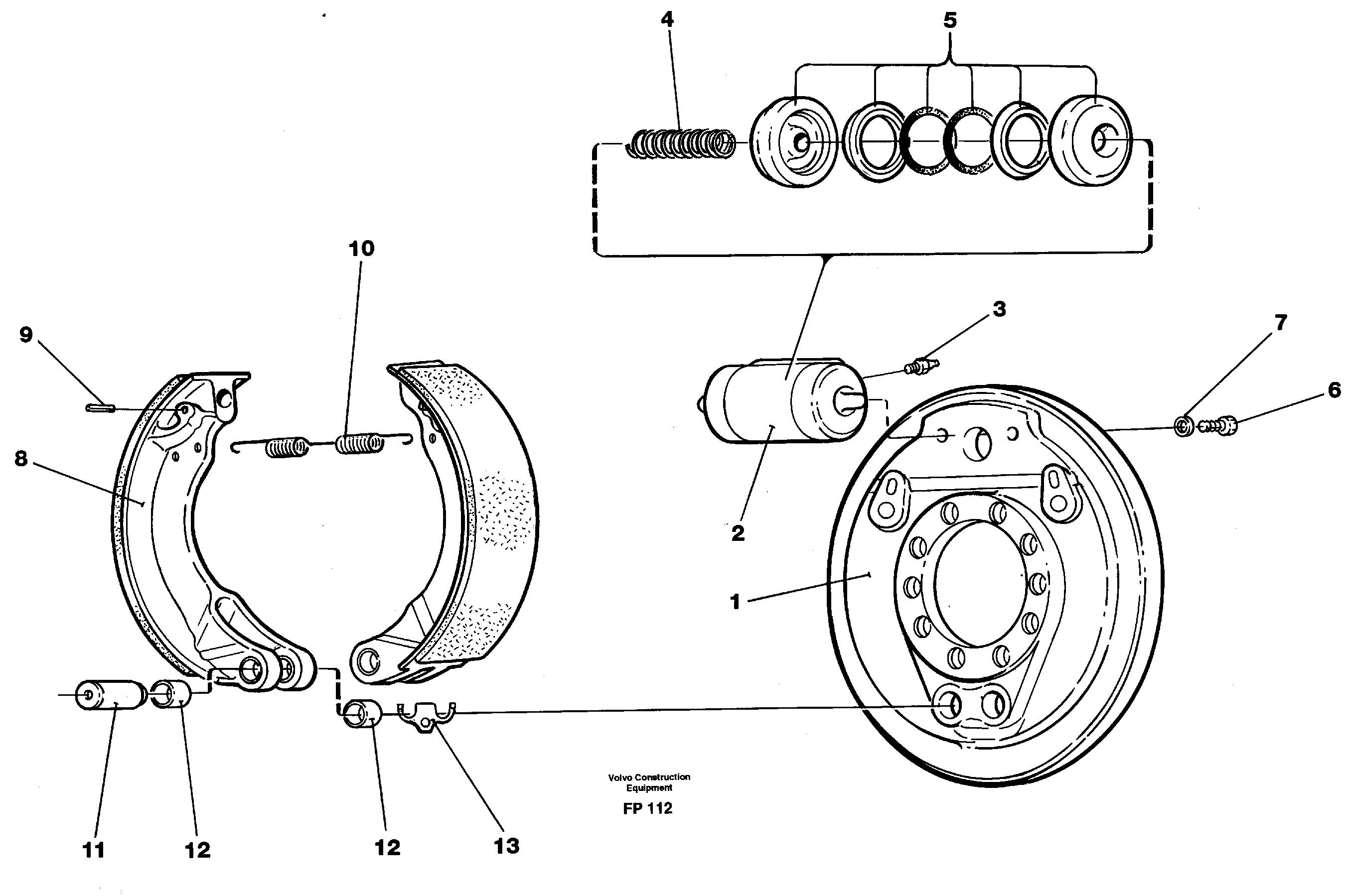 Схема запчастей Volvo EW150C - 3445 Тормоз парковочный EW150C ?KERMAN ?KERMAN EW150C SER NO - 688