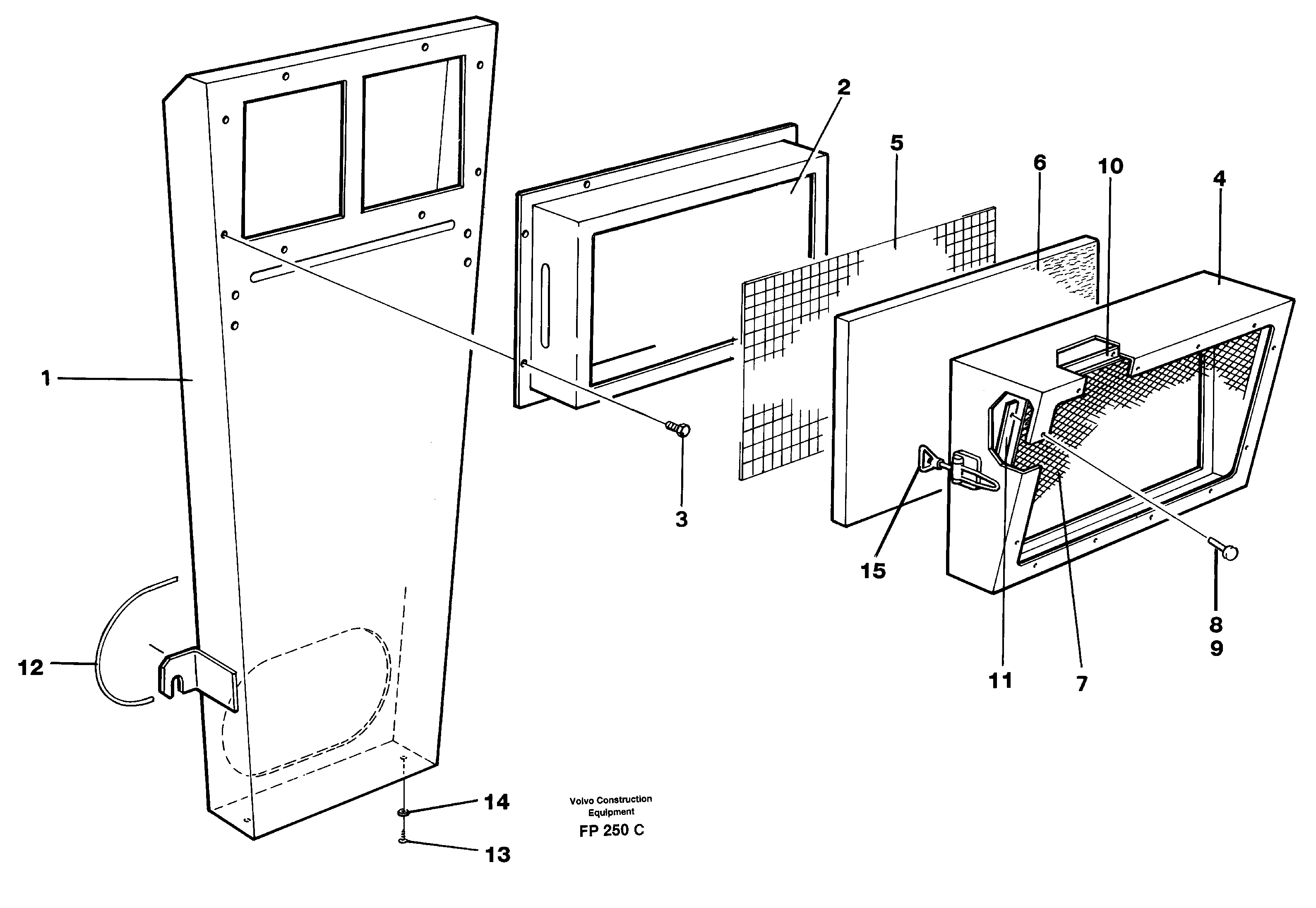 Схема запчастей Volvo EW150C - 31426 Air inlet EW150C ?KERMAN ?KERMAN EW150C SER NO - 688