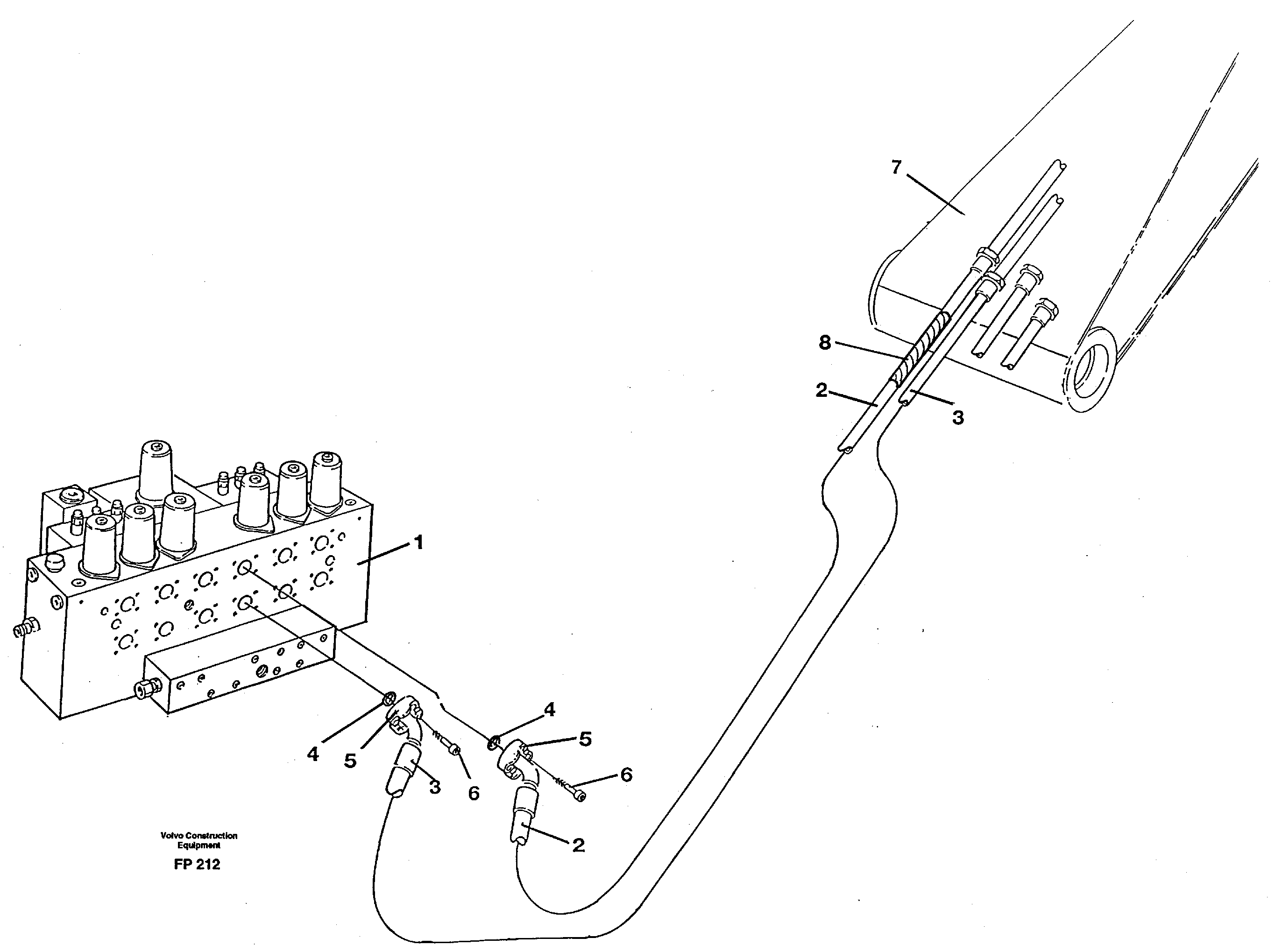 Схема запчастей Volvo EW150C - 91466 Hydraulic system, bucket EW150C ?KERMAN ?KERMAN EW150C SER NO - 688