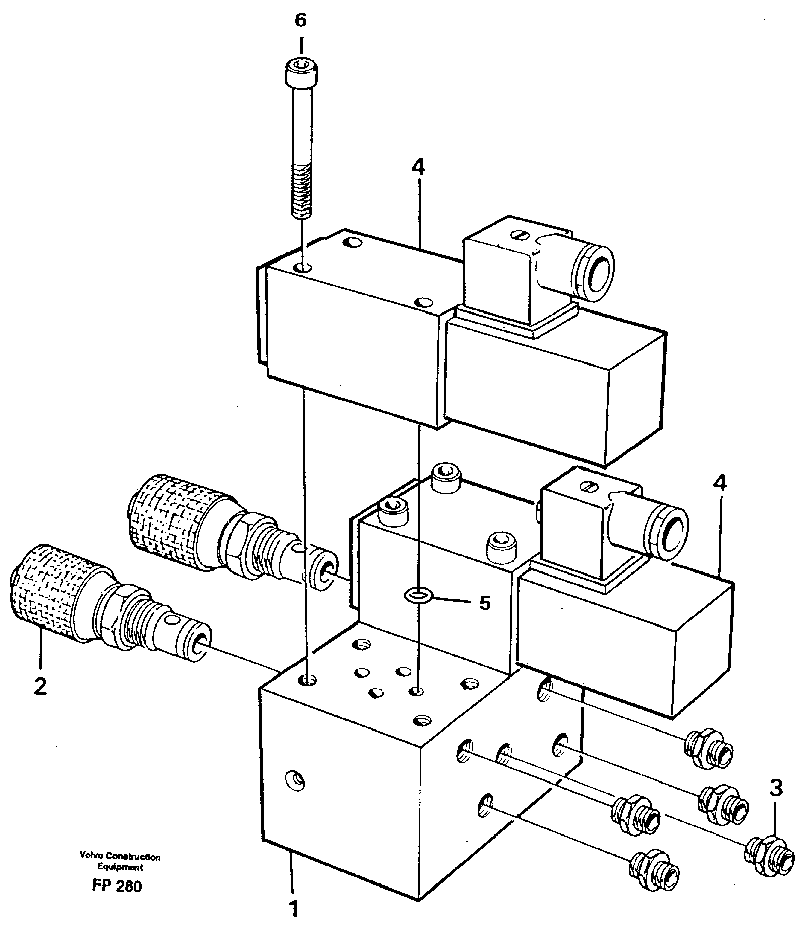 Схема запчастей Volvo EW150C - 10469 Control block for end position damp EW150C ?KERMAN ?KERMAN EW150C SER NO - 688