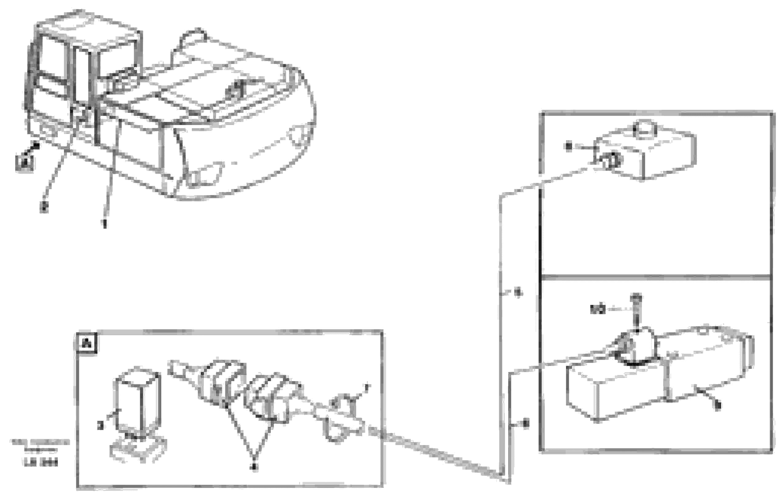 Схема запчастей Volvo EW150C - 46478 Electric installation, overfilling protection EW150C SER NO 689-