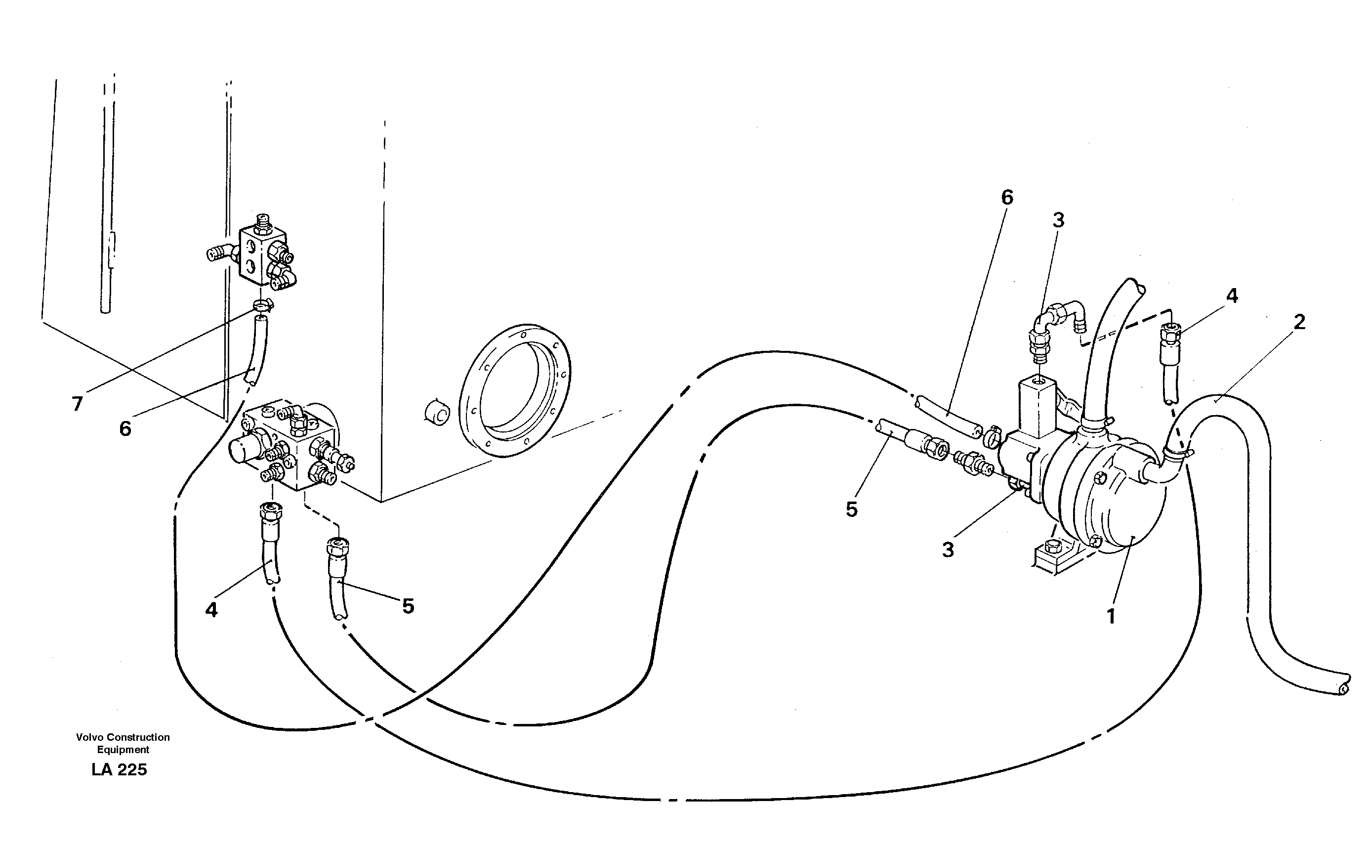 Схема запчастей Volvo EW150C - 74267 Hydraulic system, fuel pump EW150C SER NO 689-