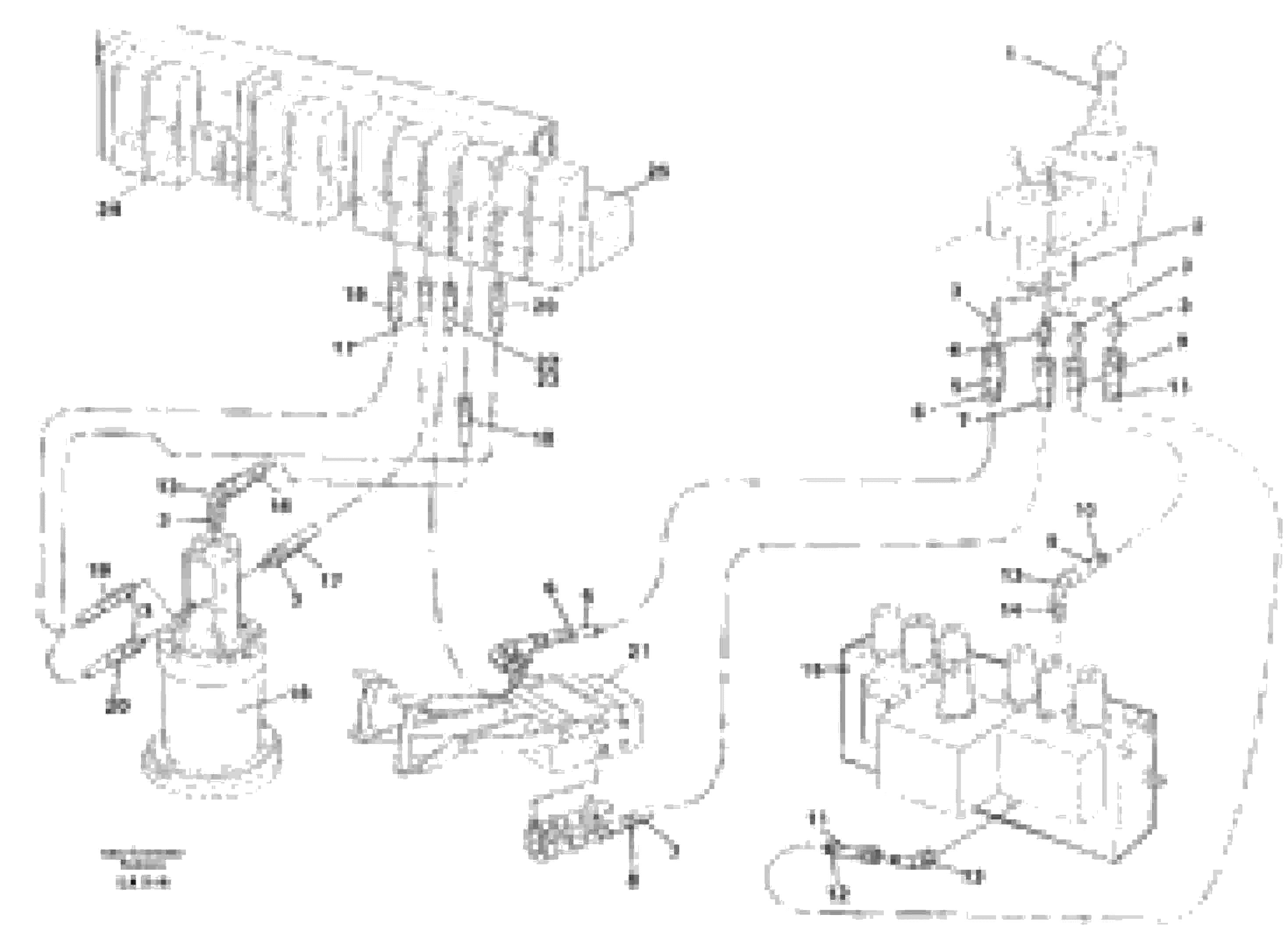 Схема запчастей Volvo EW150C - 37951 Servo hydr.support/ parking brake EW150C SER NO 689-