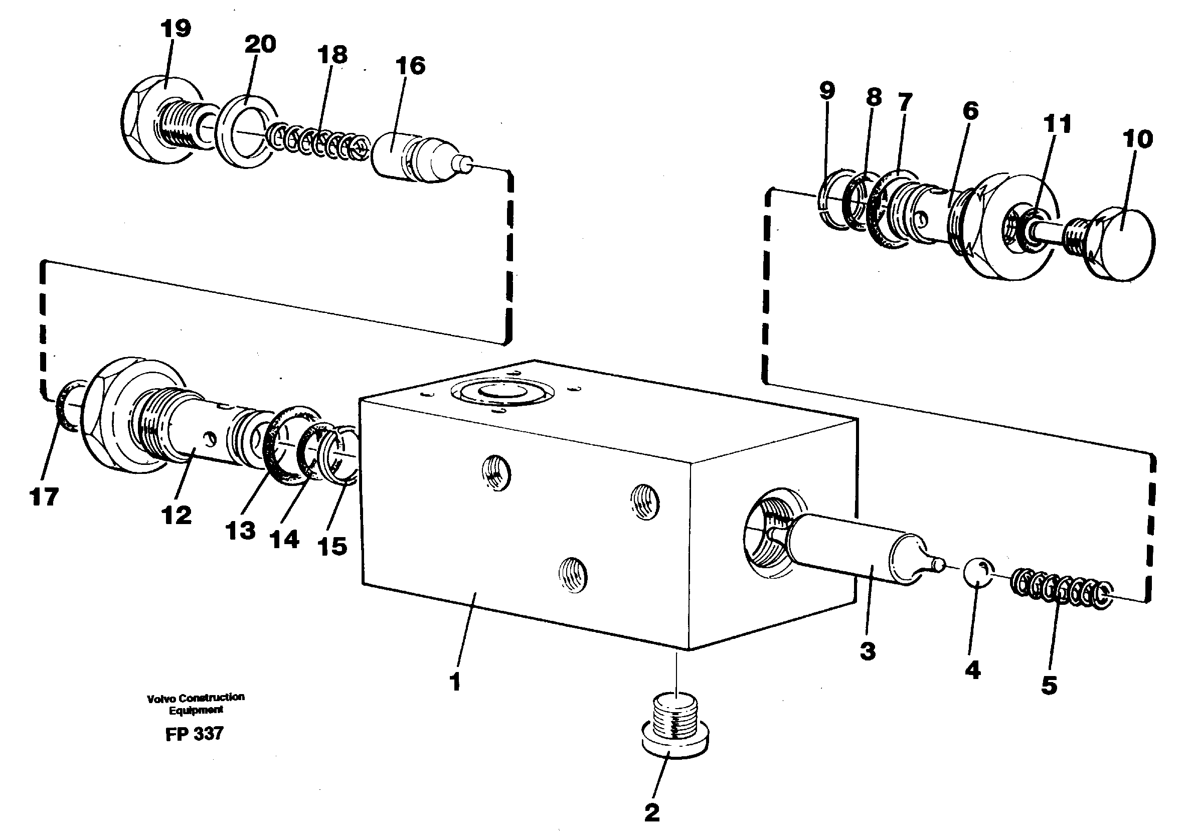 Схема запчастей Volvo EW150C - 98286 Hydraulic lock, dozer blade EW150C ?KERMAN ?KERMAN EW150C SER NO - 688