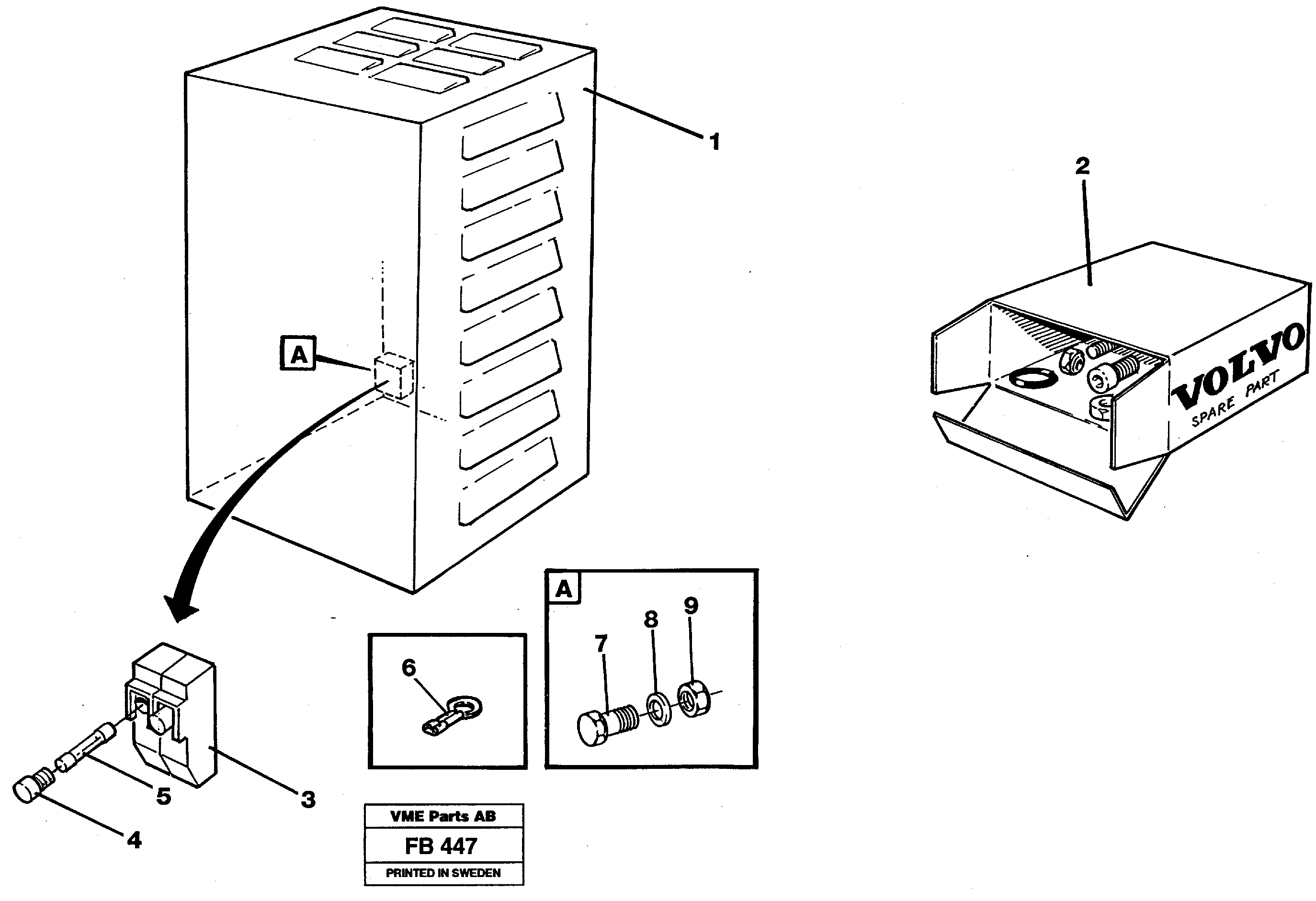 Схема запчастей Volvo EW230B - 78356 Magnet equipment Ohio, controller unit EW230B ?KERMAN ?KERMAN EW230B