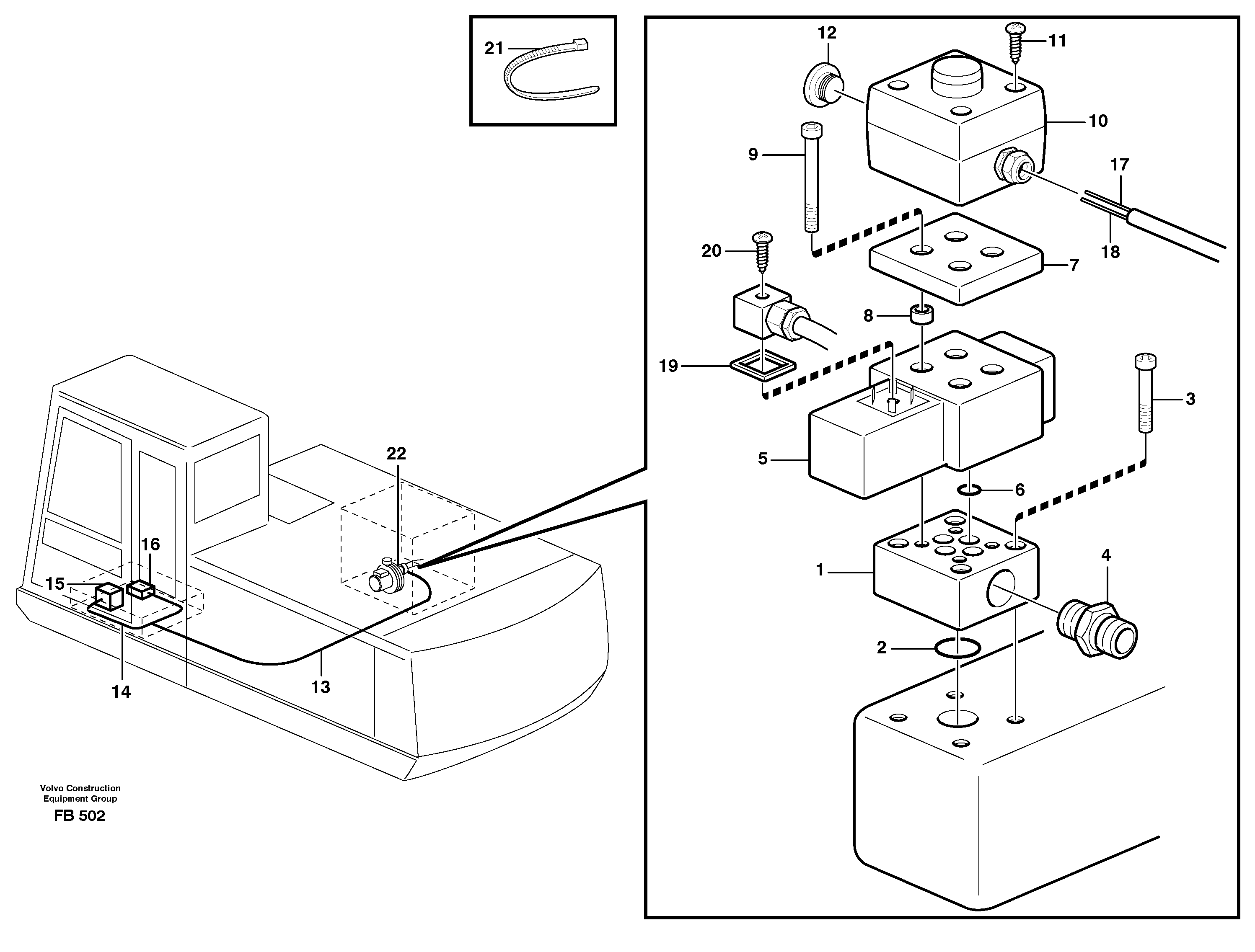 Схема запчастей Volvo EW230B - 31368 Overfilling guard EW230B ?KERMAN ?KERMAN EW230B