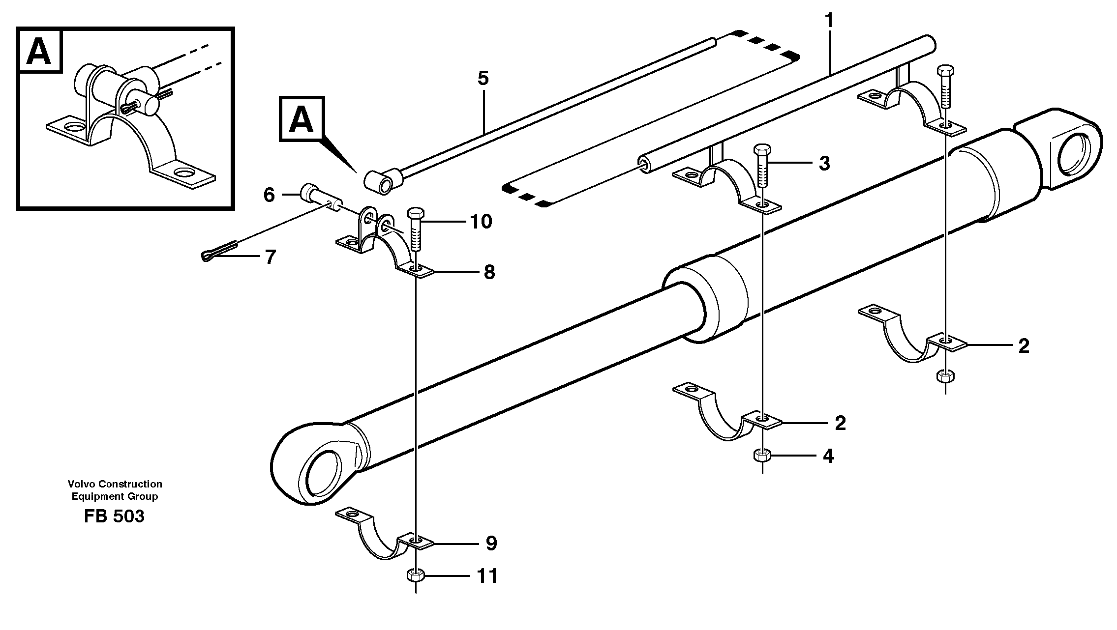 Схема запчастей Volvo EW230B - 35112 Spark shield EW230B ?KERMAN ?KERMAN EW230B