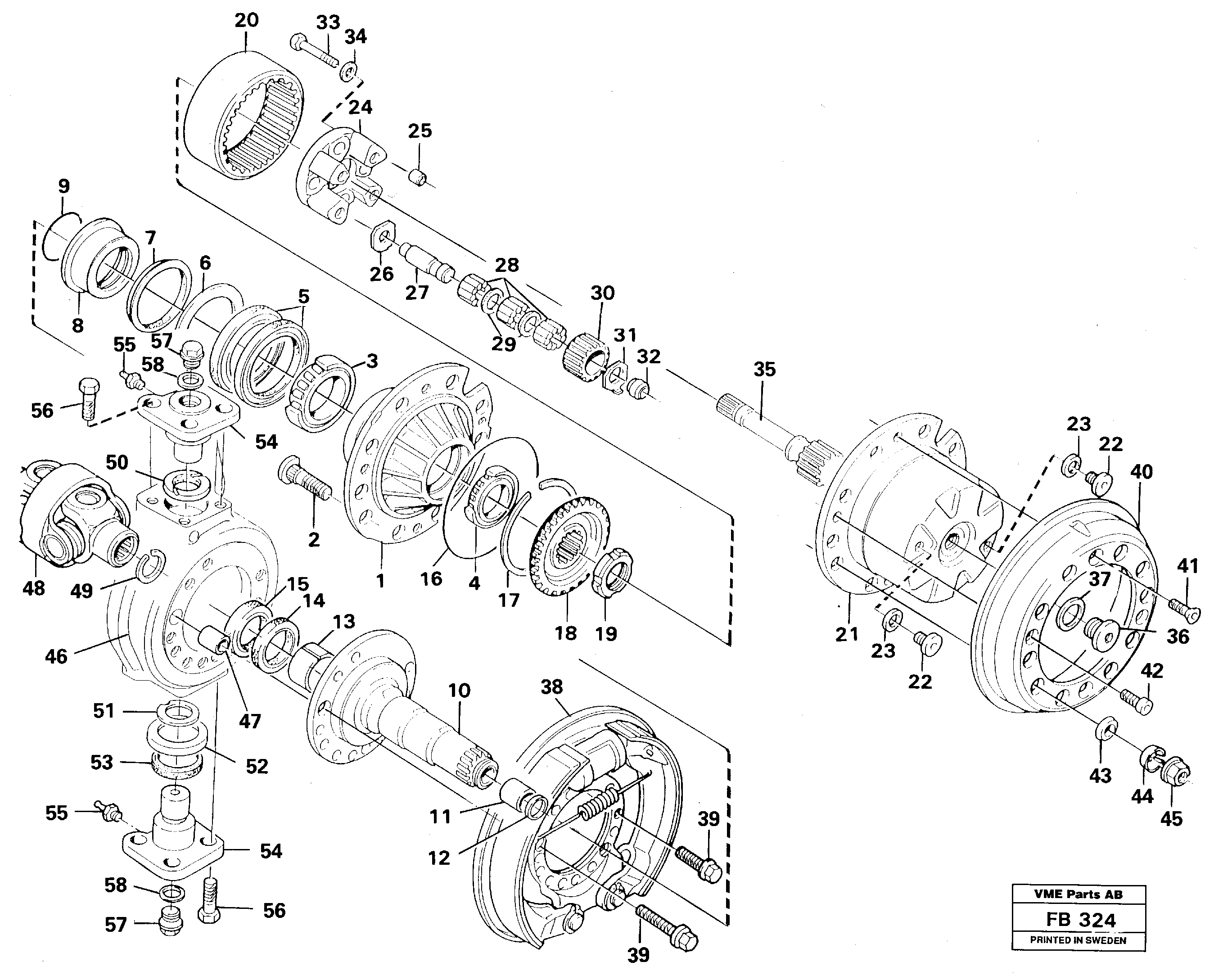 Схема запчастей Volvo EW230B - 12060 Ступица колеса EW230B ?KERMAN ?KERMAN EW230B