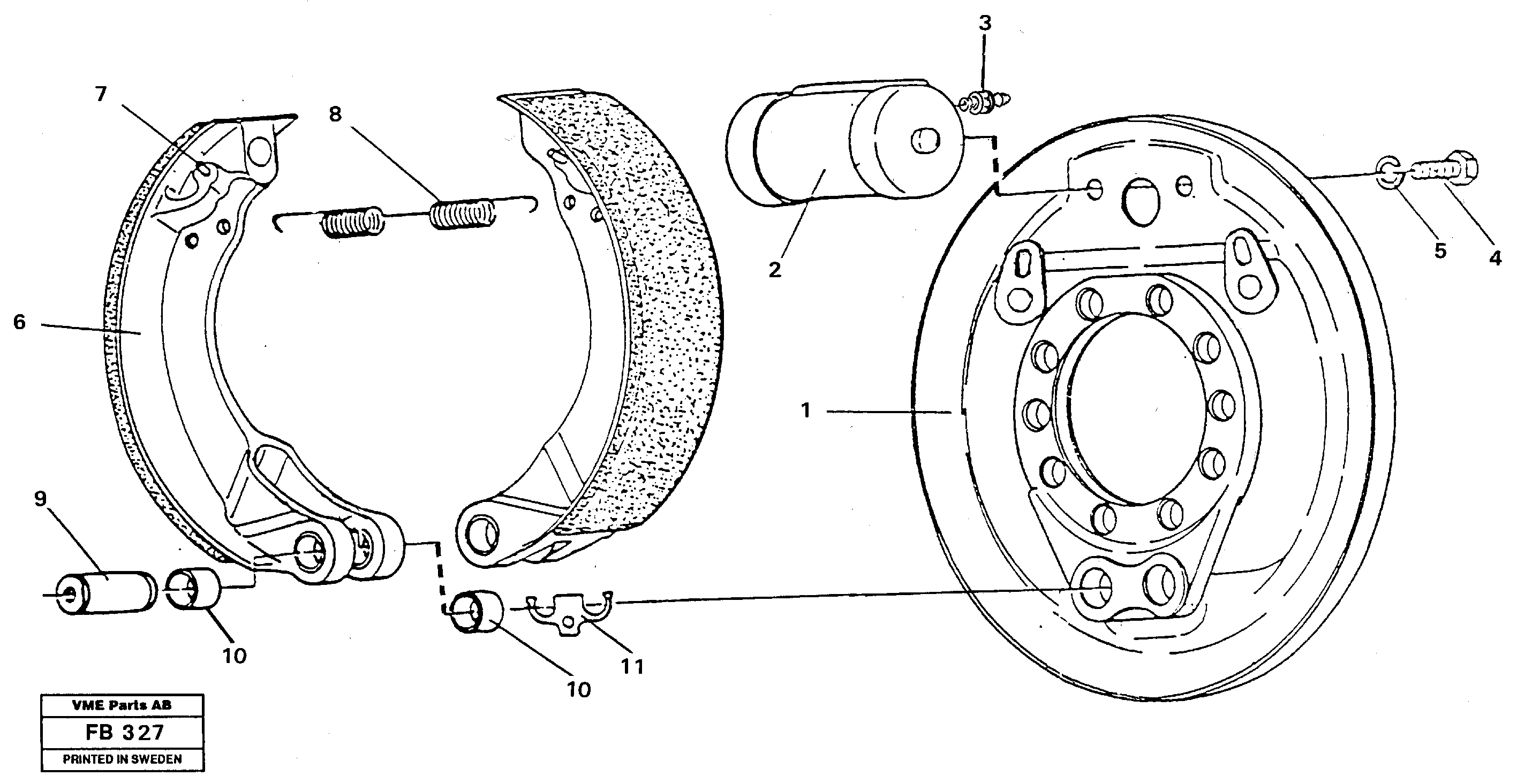 Схема запчастей Volvo EW230B - 54340 Тормоз парковочный EW230B ?KERMAN ?KERMAN EW230B