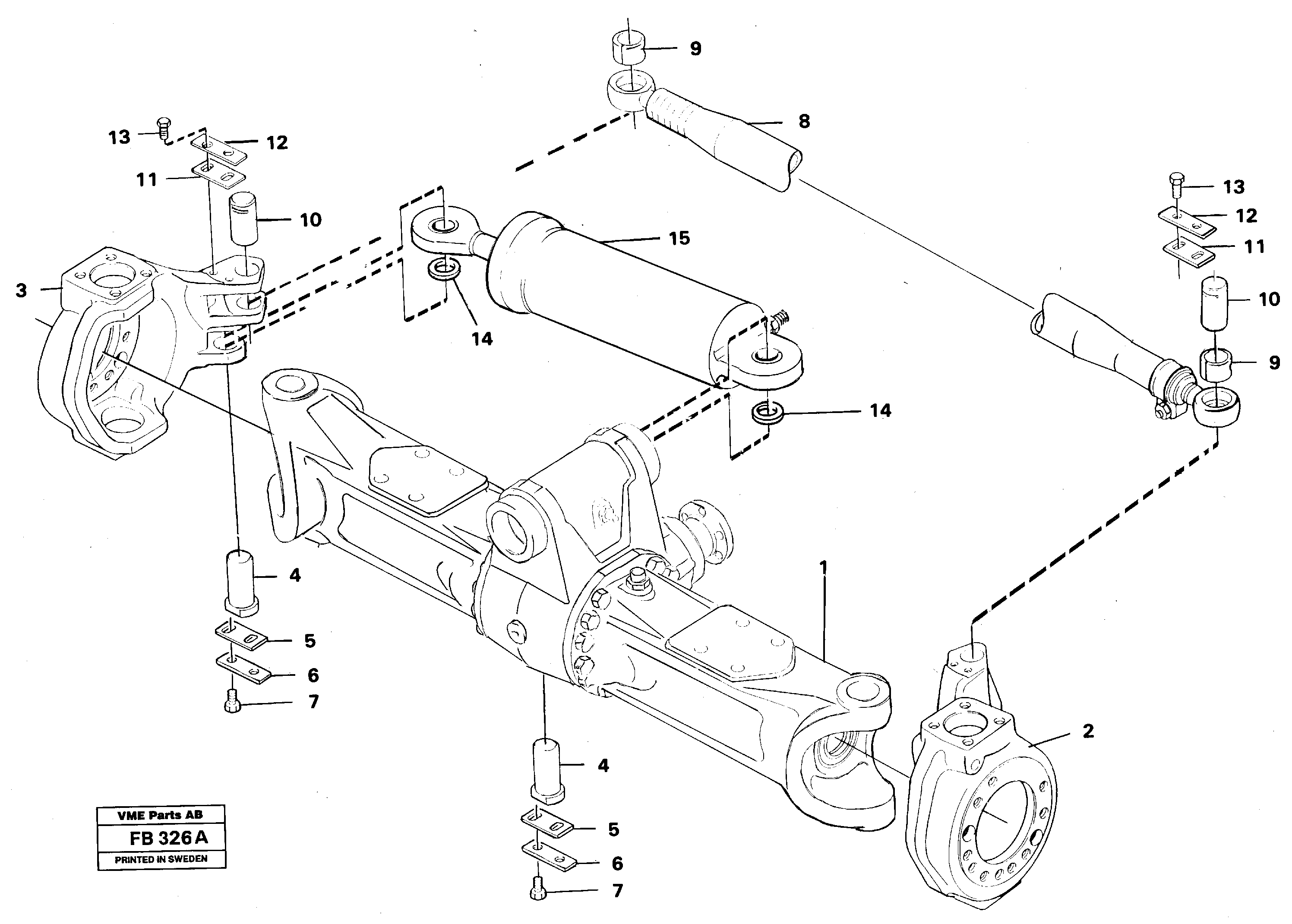 Схема запчастей Volvo EW230B - 12064 Link housing and parallel stay EW230B ?KERMAN ?KERMAN EW230B