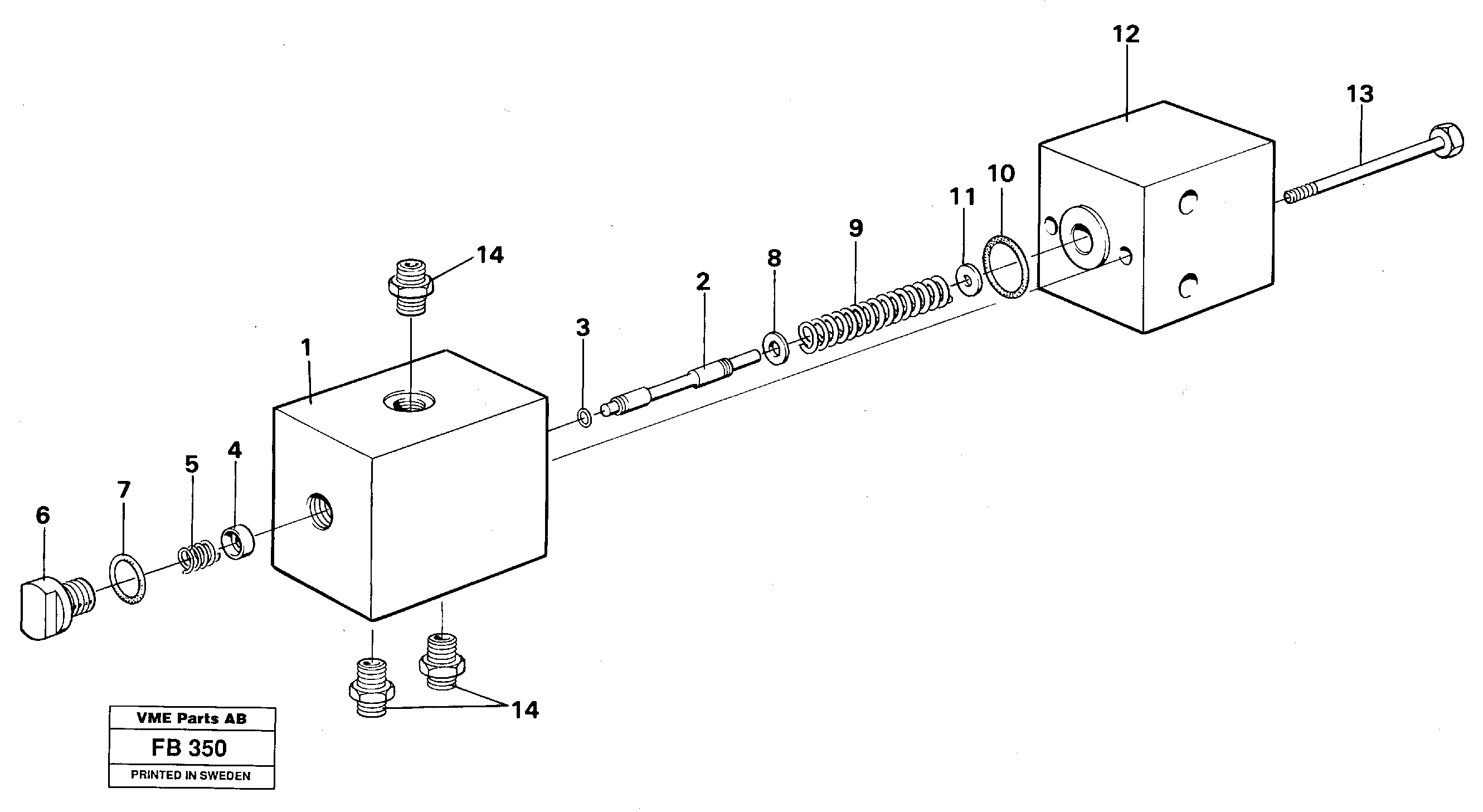 Схема запчастей Volvo EW230B - 31721 Pressure limiting valve EW230B ?KERMAN ?KERMAN EW230B