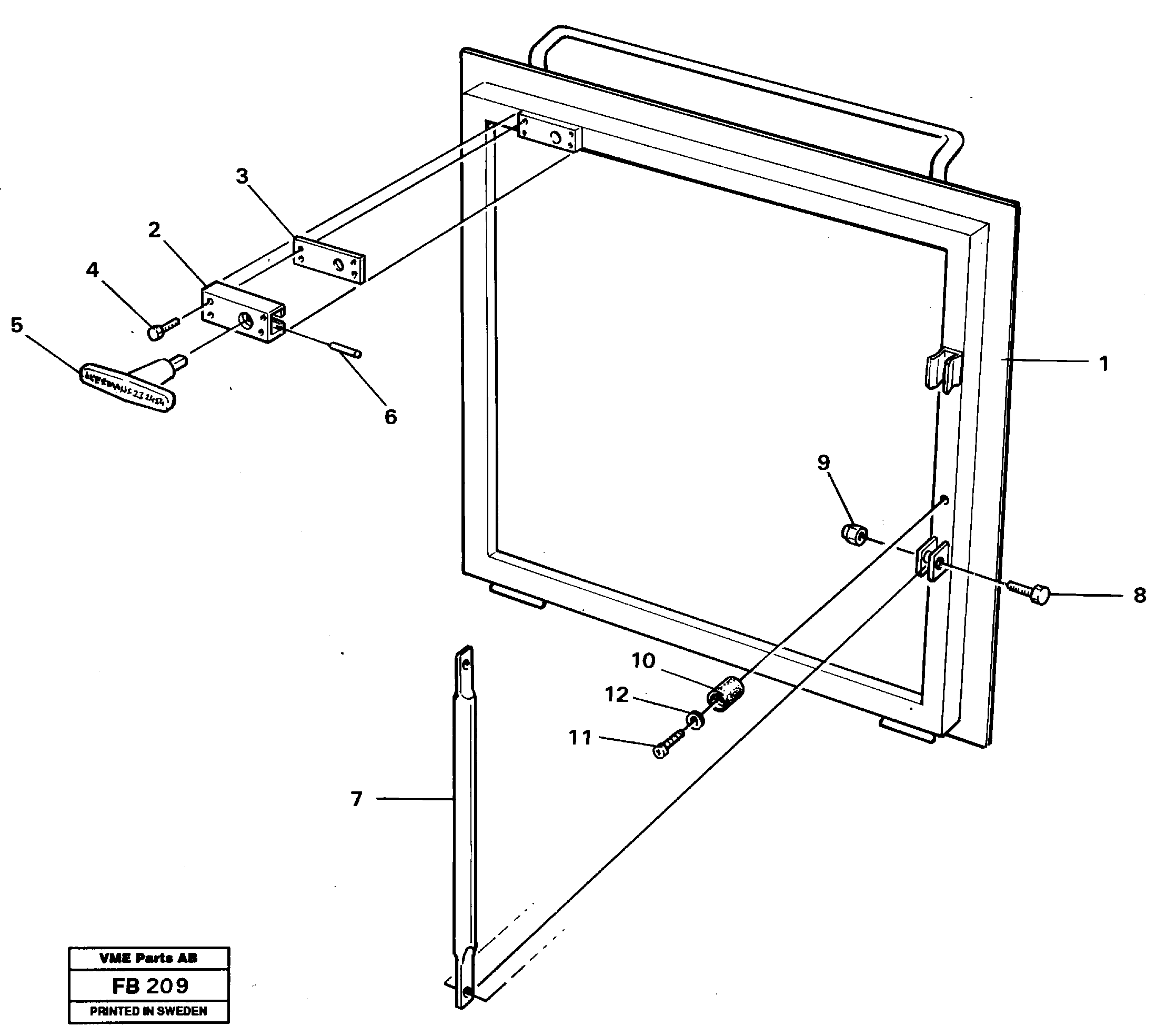 Схема запчастей Volvo EW230B - 31747 Hatch EW230B ?KERMAN ?KERMAN EW230B