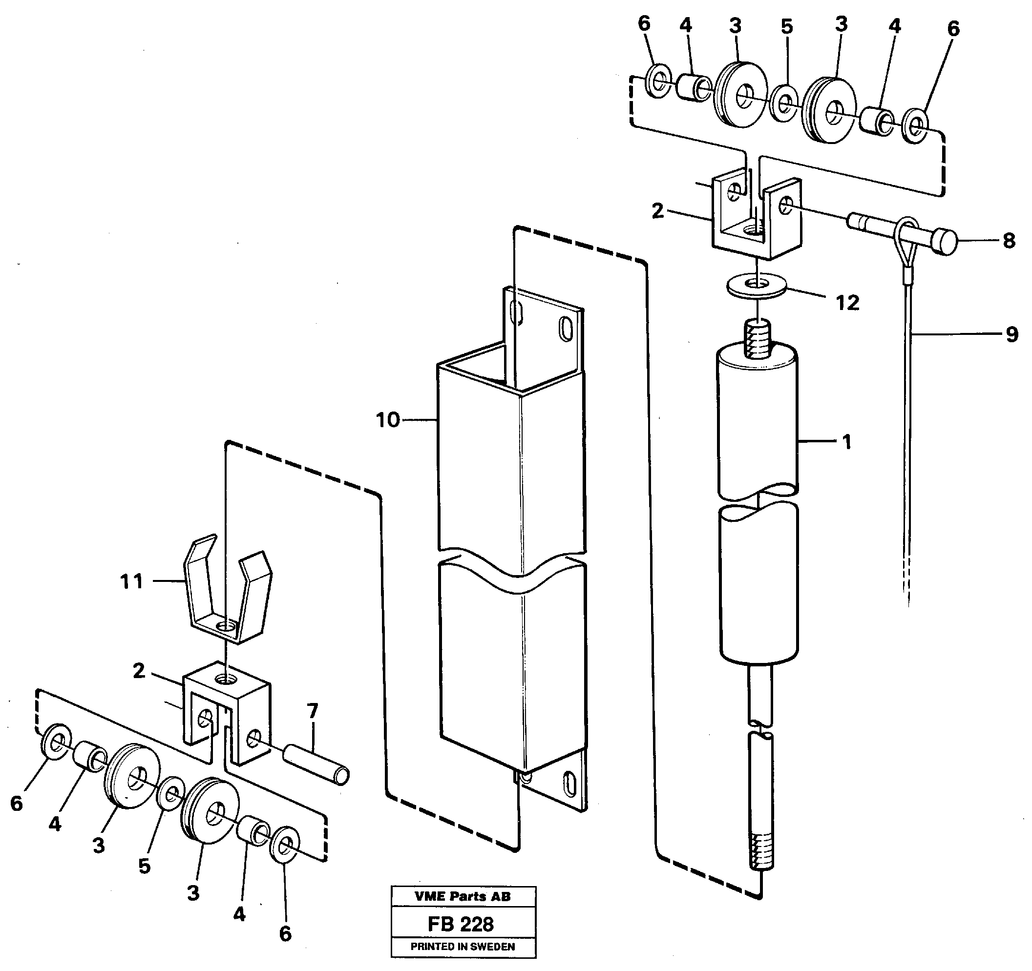 Схема запчастей Volvo EW230B - 12083 Window lifts EW230B ?KERMAN ?KERMAN EW230B
