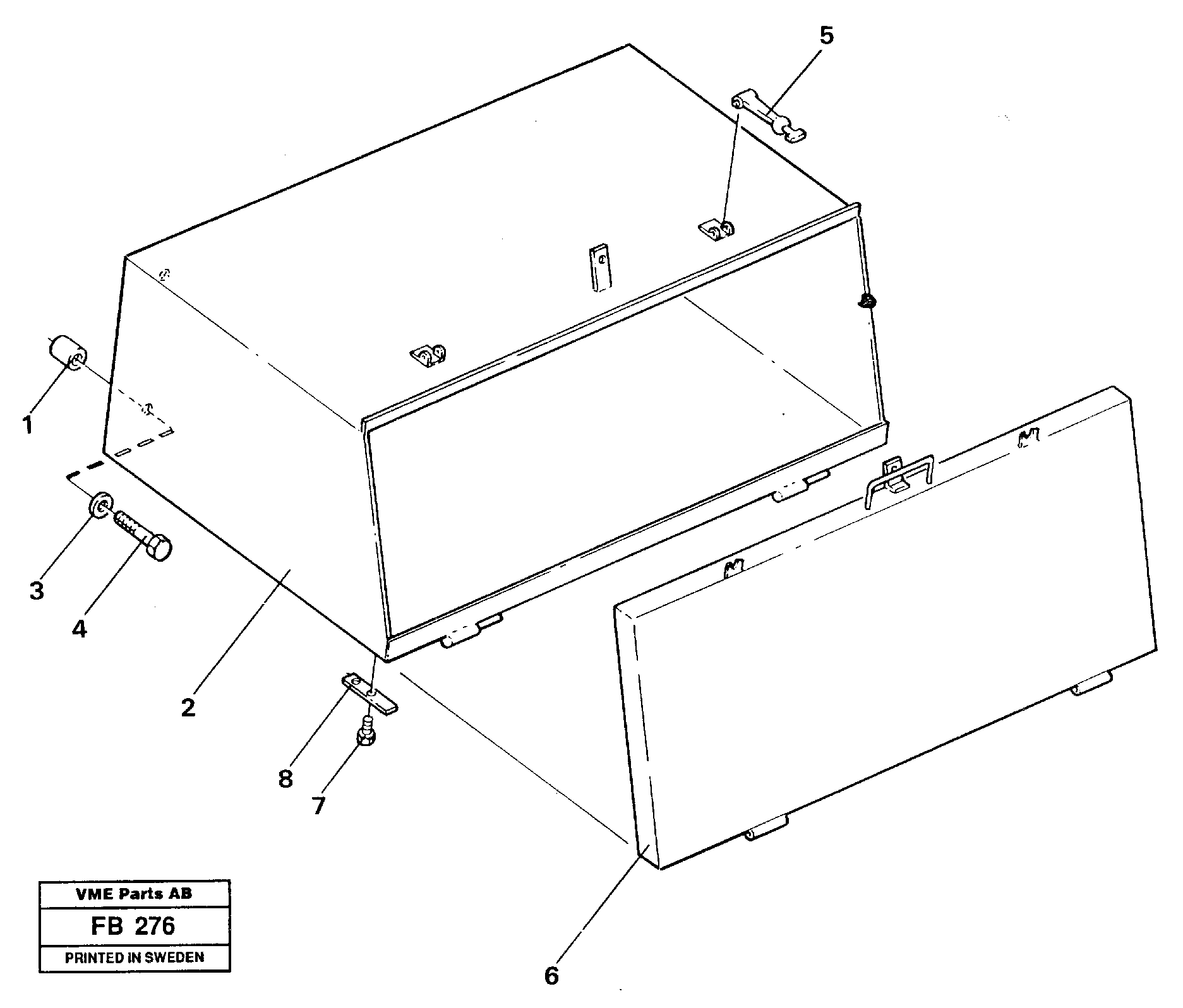 Схема запчастей Volvo EW230B - 31228 Toolbox EW230B ?KERMAN ?KERMAN EW230B