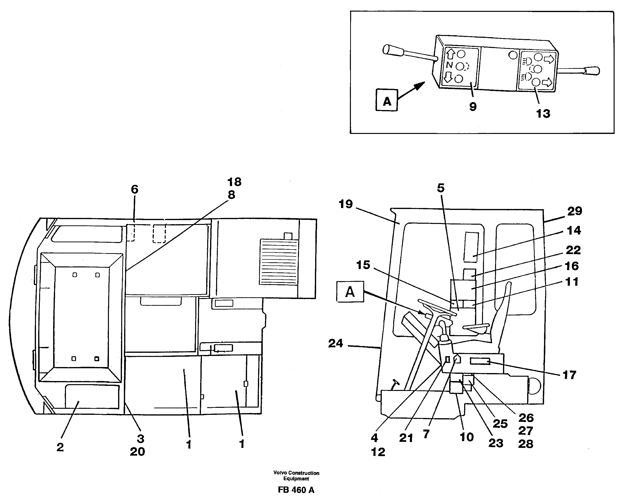 Схема запчастей Volvo EW230B - 9312 Sign plates and transfer,inner location EW230B ?KERMAN ?KERMAN EW230B