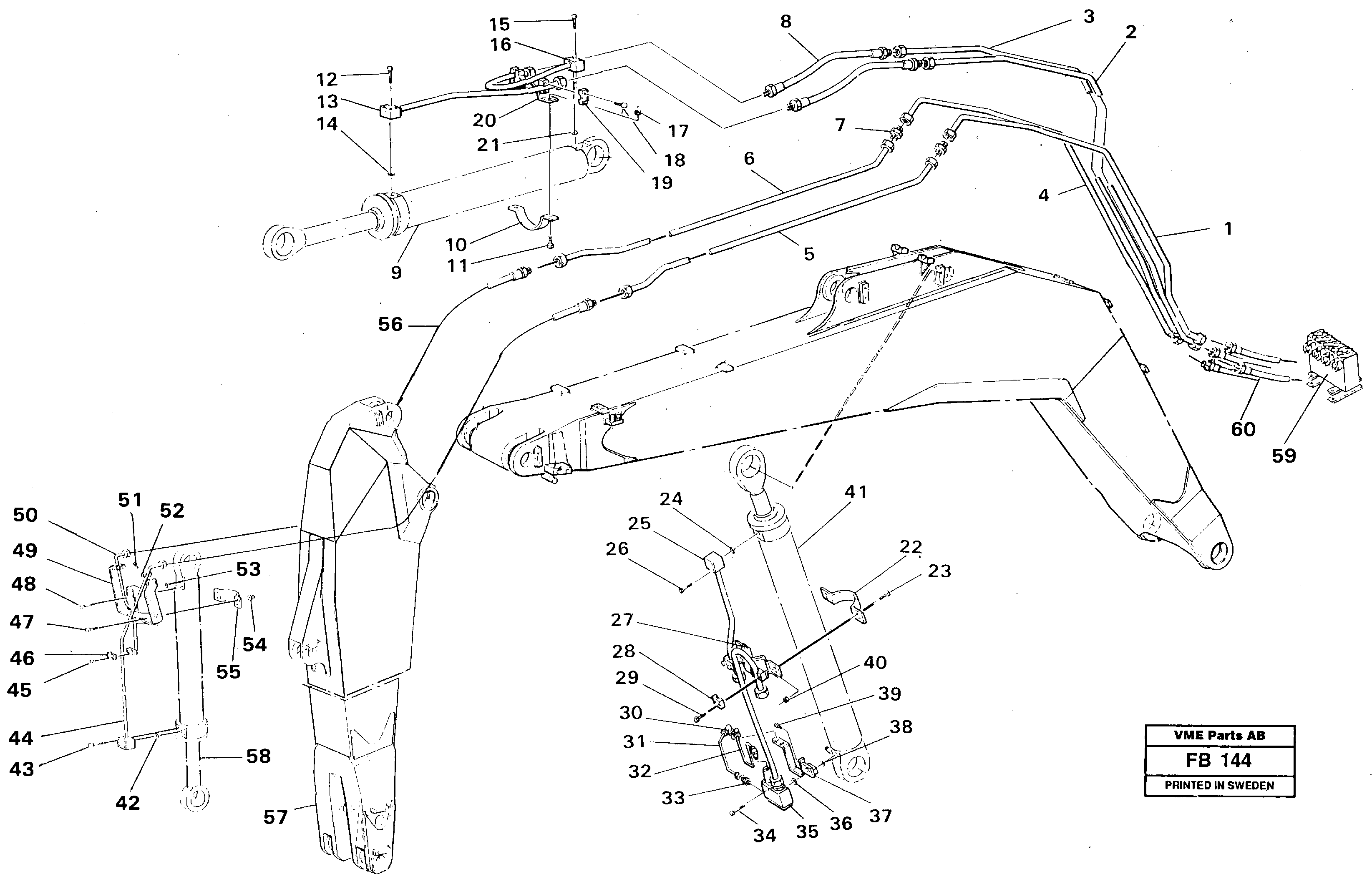 Схема запчастей Volvo EW230B - 31234 Hydr.backhoe equipm.5.20mdipper arm 2.80m EW230B ?KERMAN ?KERMAN EW230B