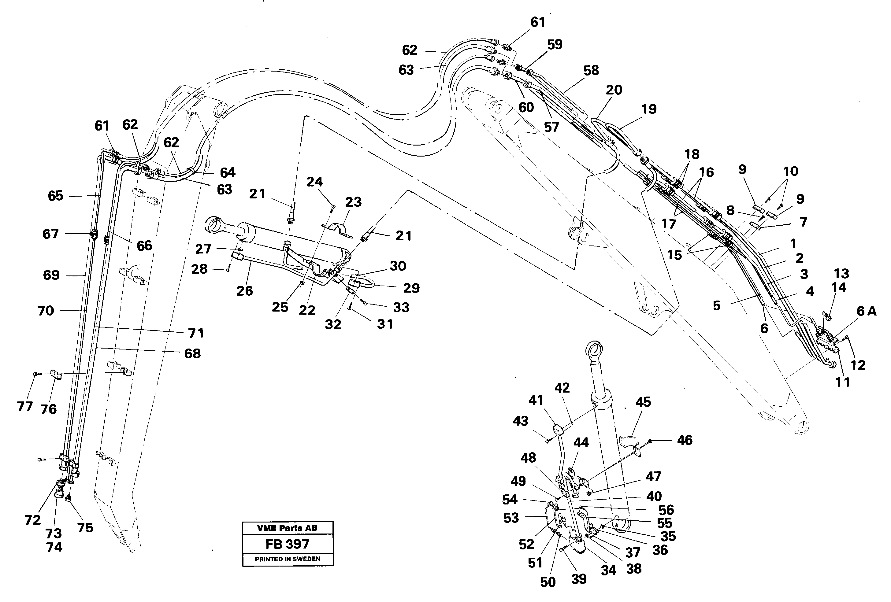 Схема запчастей Volvo EW230B - 31235 Hydraulic system for materials handling equipm EW230B ?KERMAN ?KERMAN EW230B