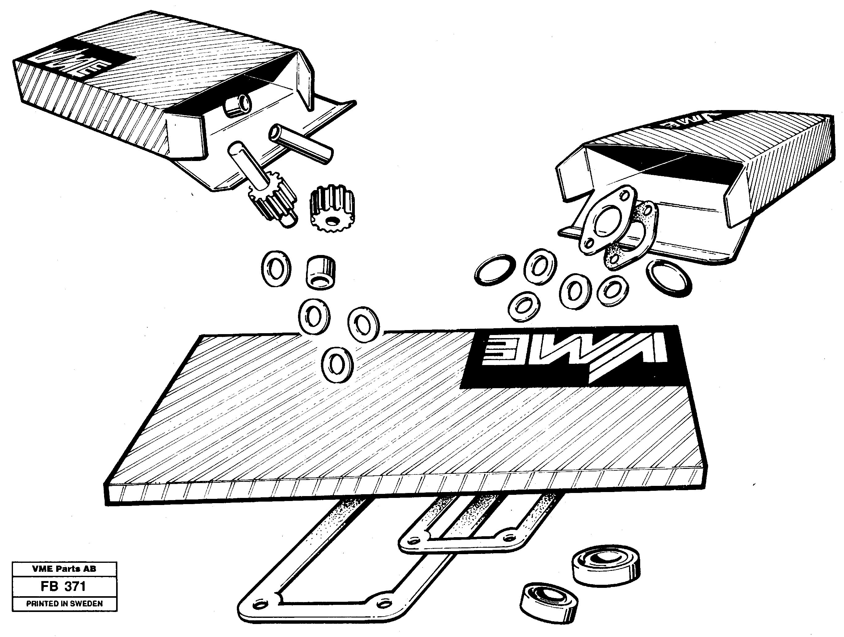Схема запчастей Volvo EW230B - 17803 Ремкомплект двигателя EW230B ?KERMAN ?KERMAN EW230B