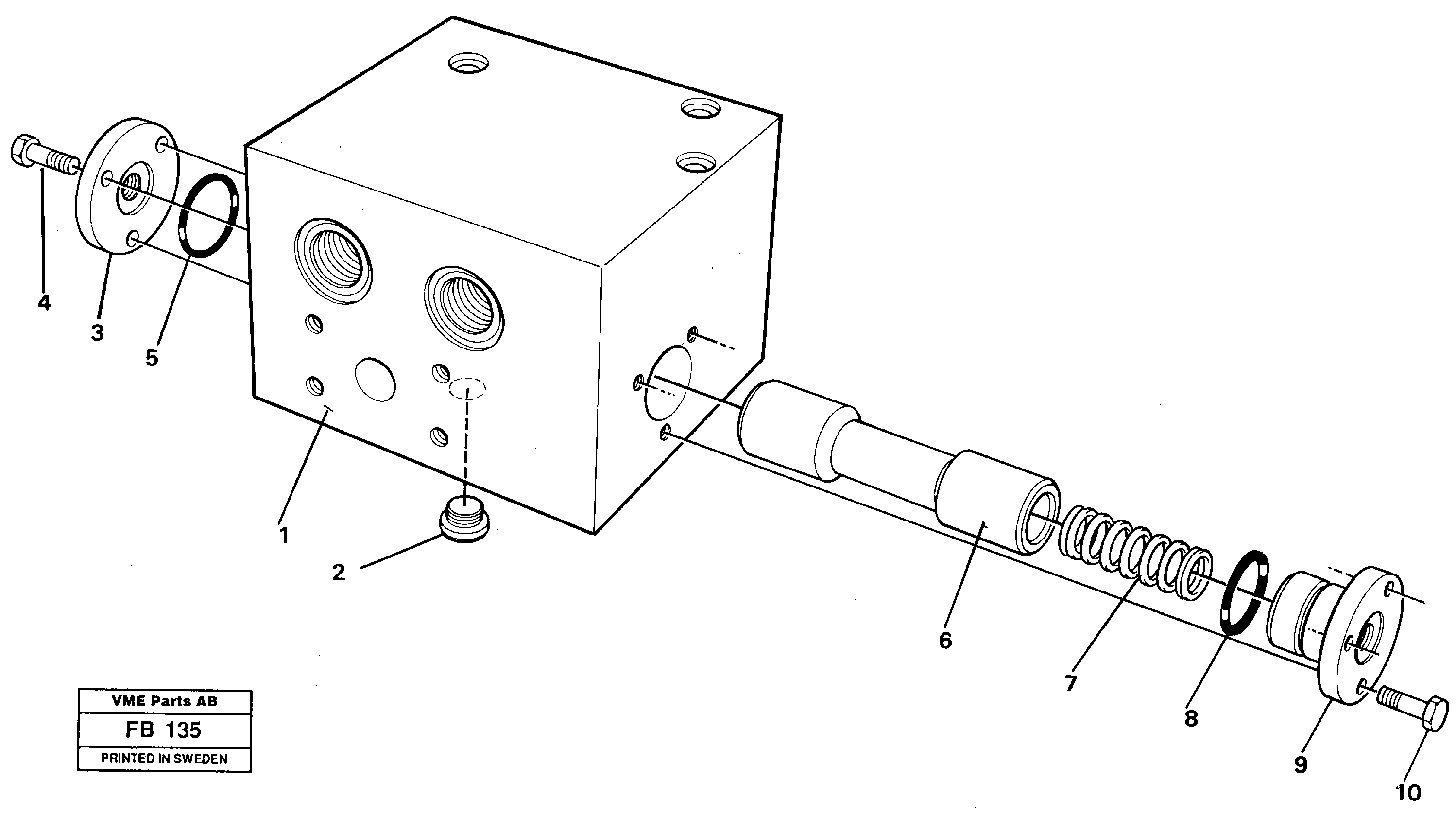 Схема запчастей Volvo EW230B - 26811 Connection valve EW230B ?KERMAN ?KERMAN EW230B