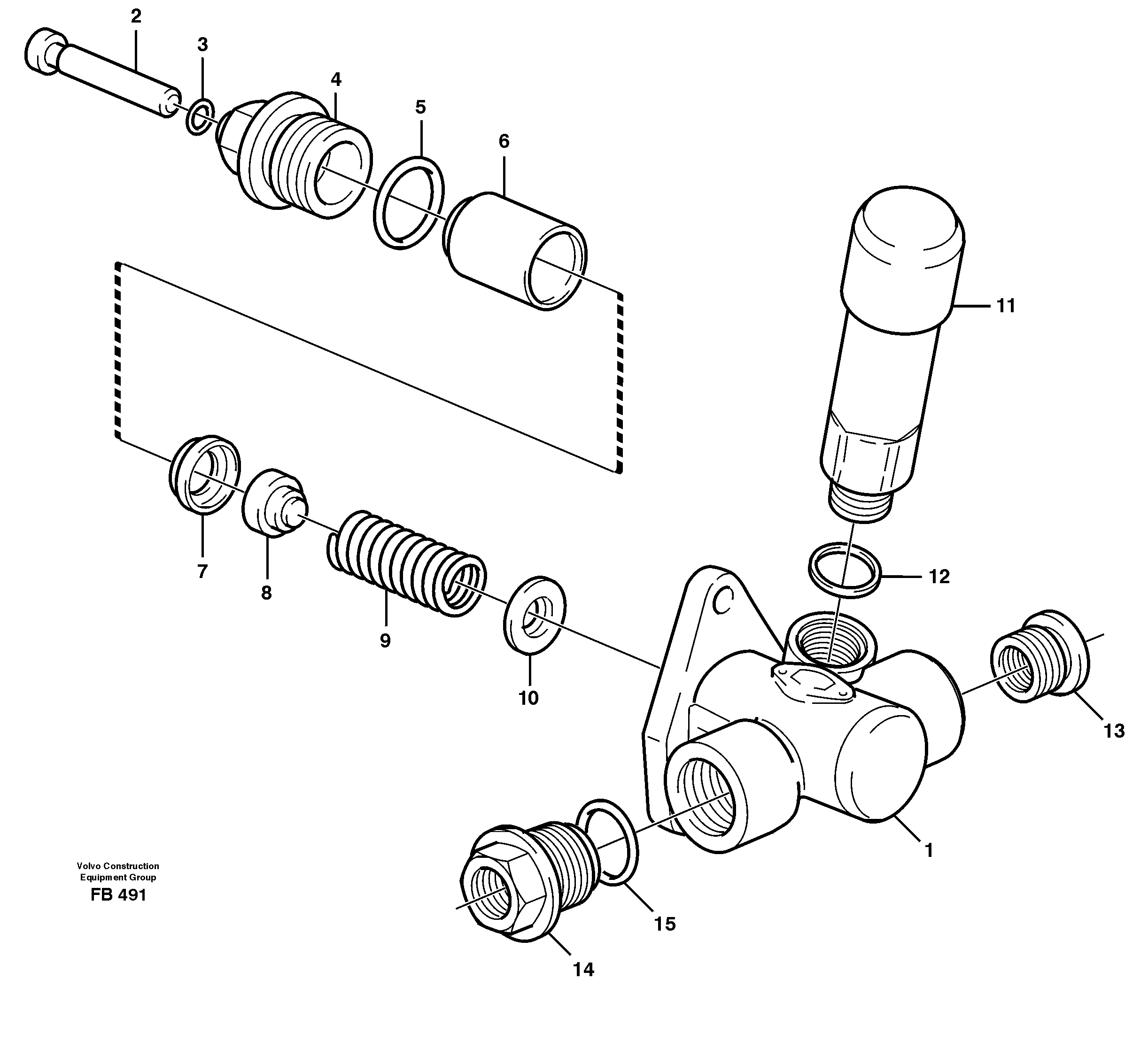 Схема запчастей Volvo EW230B - 102730 Feed pump EW230B ?KERMAN ?KERMAN EW230B