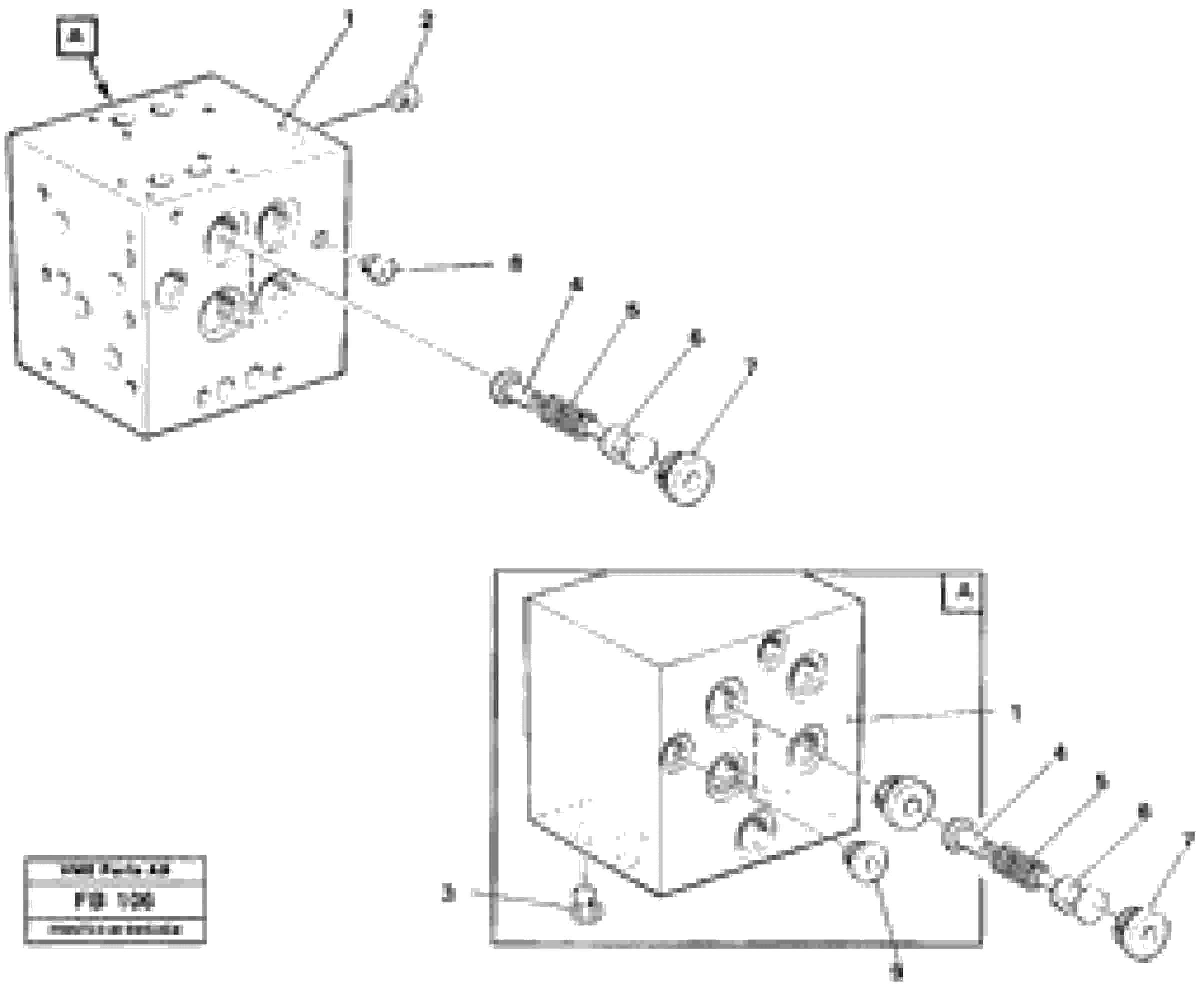 Схема запчастей Volvo EW230B - 6744 Slew valve block EW230B ?KERMAN ?KERMAN EW230B