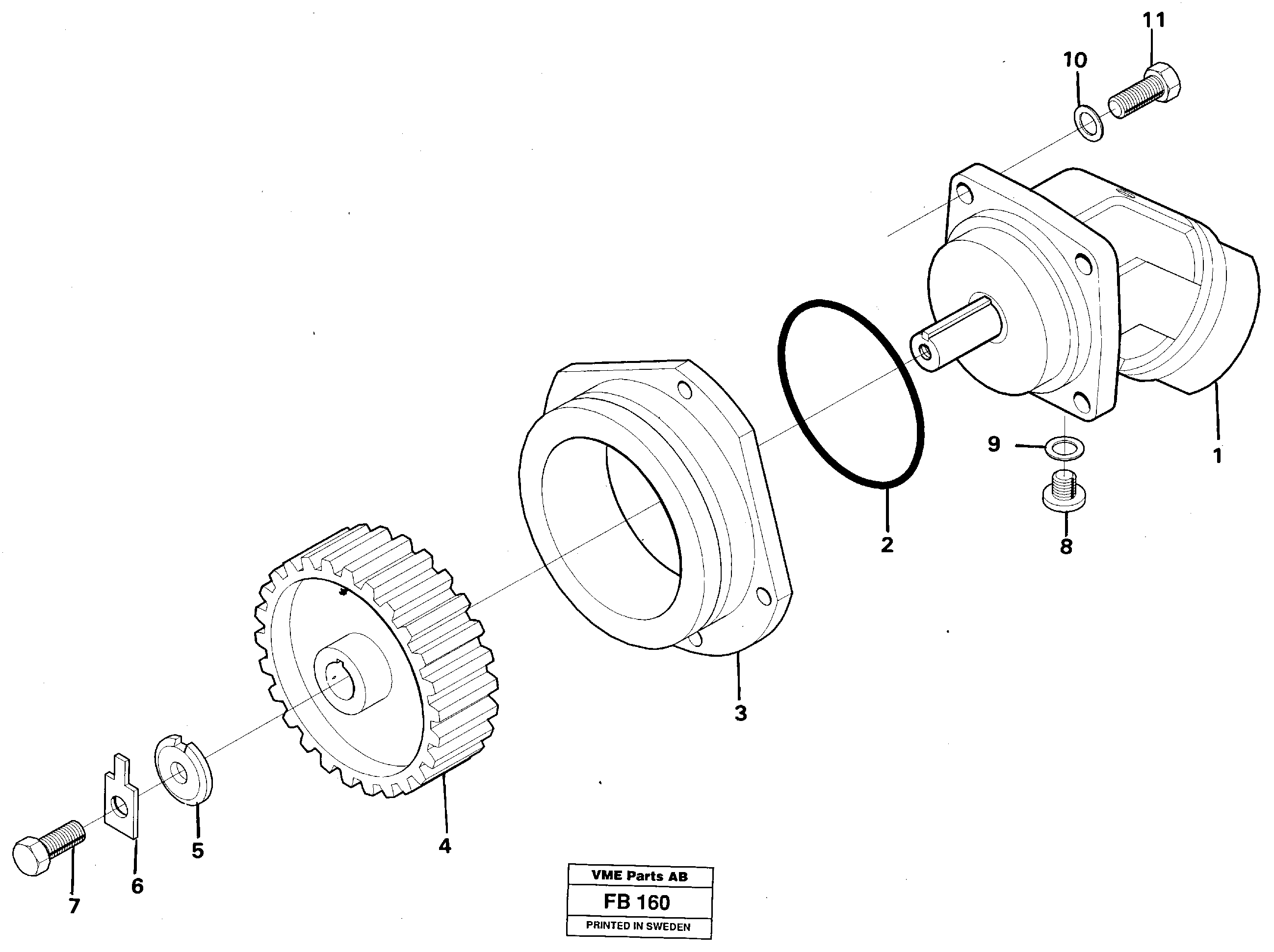 Схема запчастей Volvo EW230B - 14666 4th pump 45 Cu M 4th pump 63 Cu M 4th pump Ohio EW230B ?KERMAN ?KERMAN EW230B