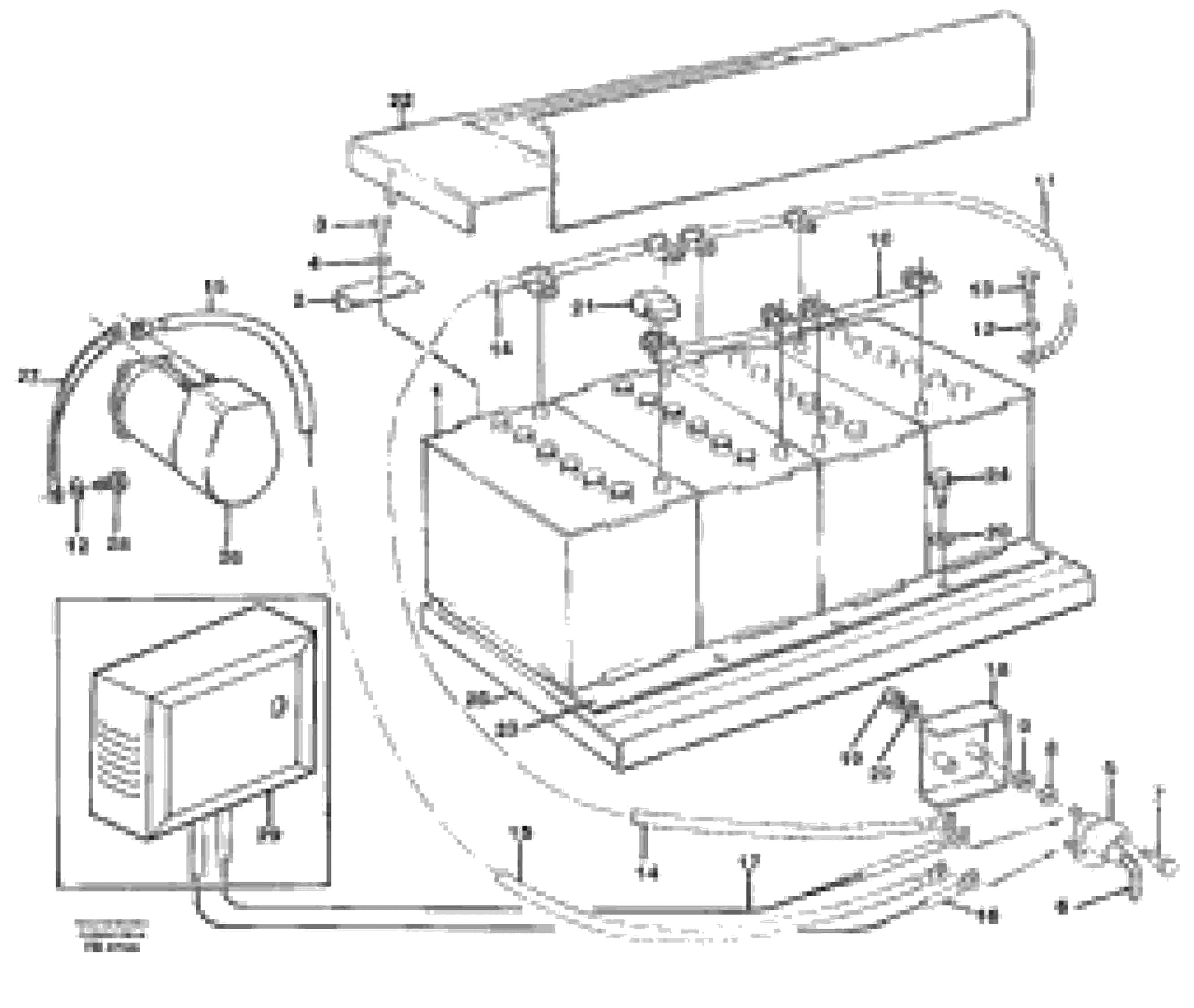 Схема запчастей Volvo EW230B - 32995 Battery, assembly EW230B ?KERMAN ?KERMAN EW230B